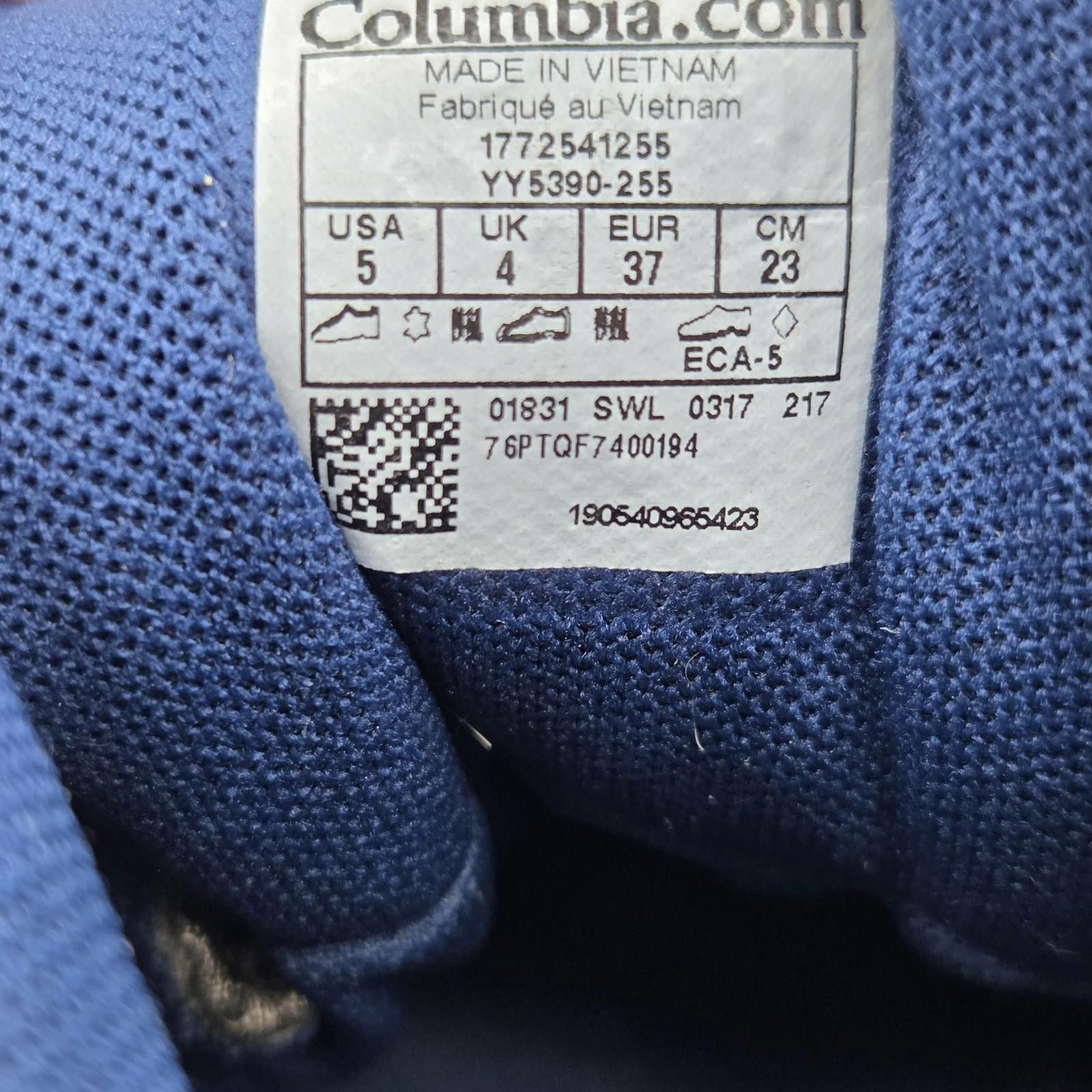 Columbia Columbia Techlite Size 5 Waterproof Purple Shoes Omni-Tech Size US 5 / IT 35 - 7 Thumbnail