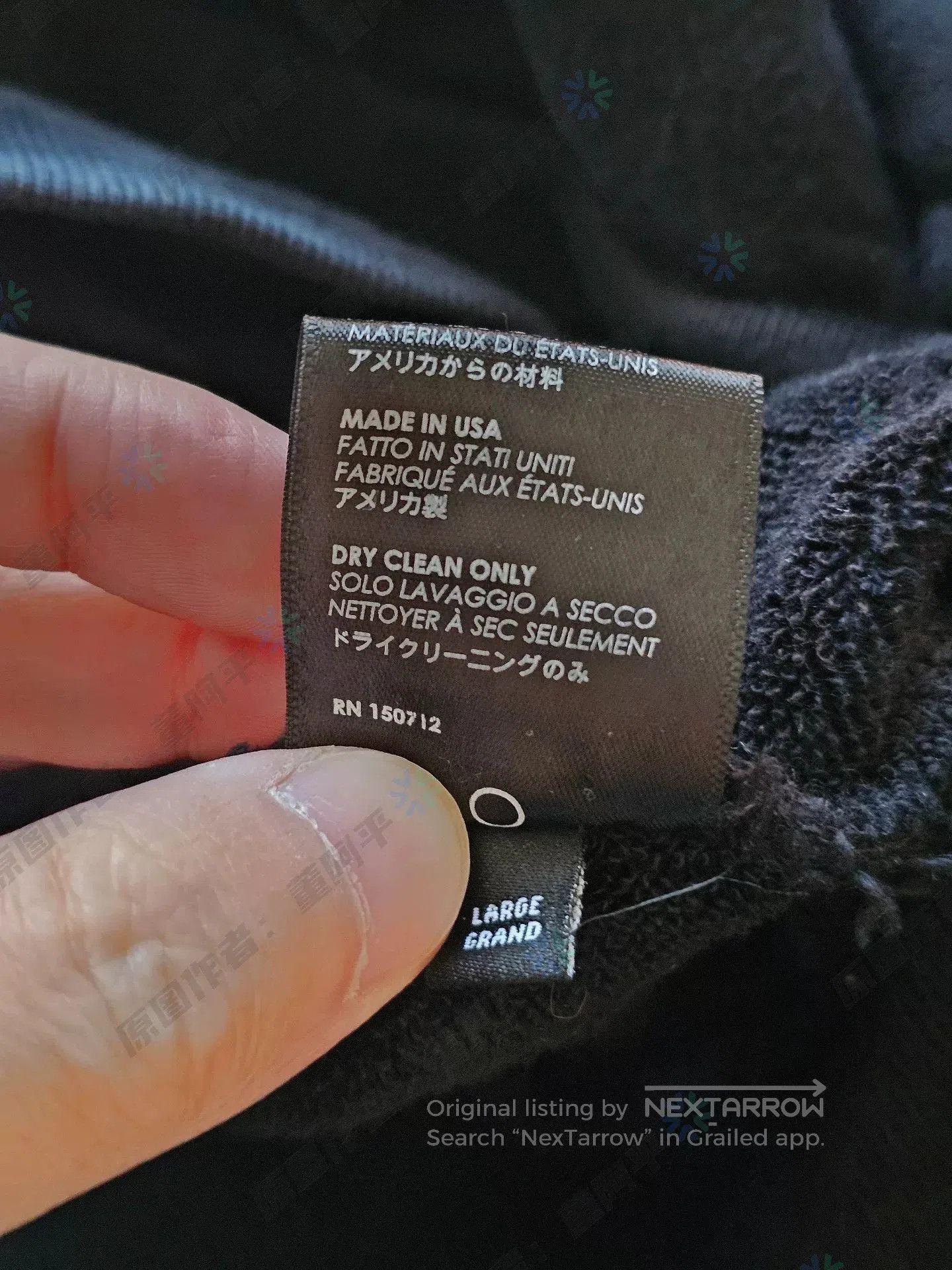 Amiri amiri hooded sweatshirt with missing metal tip. Size US L / EU 52-54 / 3 - 8 Thumbnail