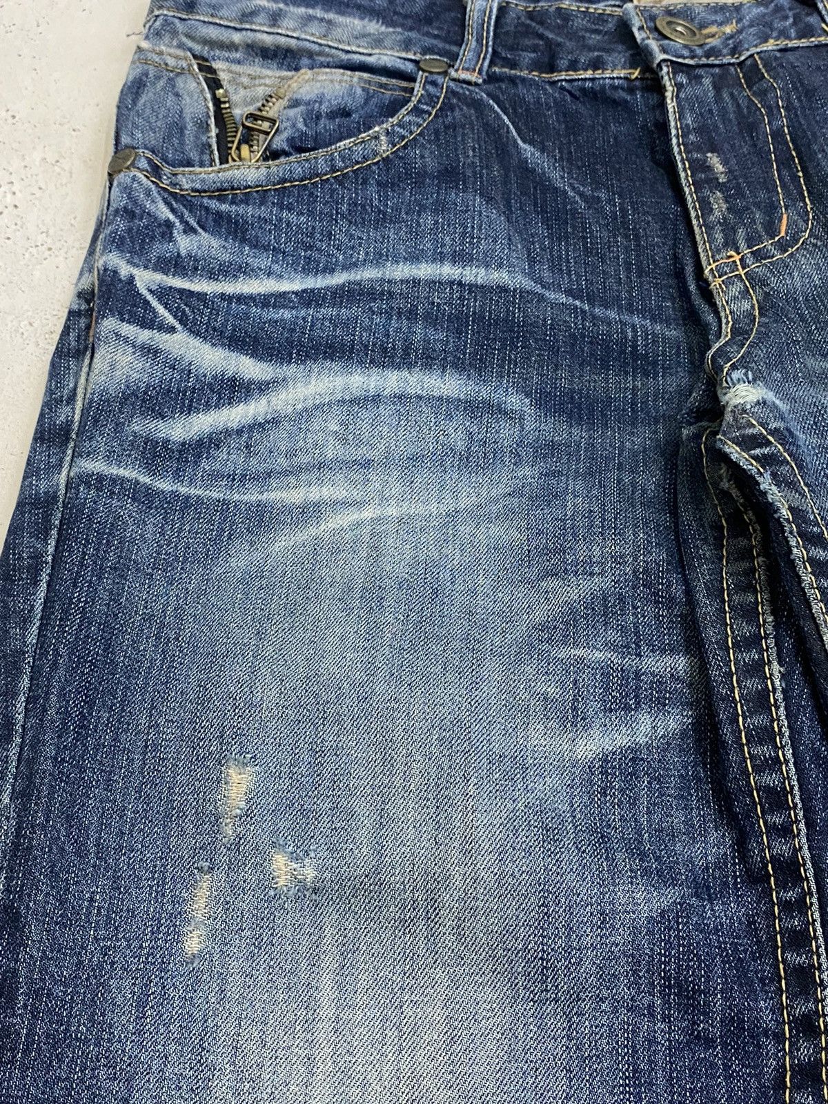 If Six Was Nine × Japanese Brand × Le Grande Bleu (L.G.B.) Lolita Japan Yoshimoto Nara Whisker Washed Zipper Pocket Size US 34 / EU 50 - 10 Thumbnail