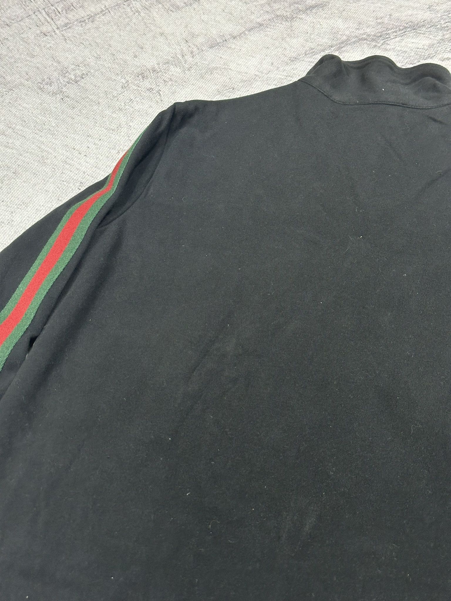 Gucci Gucci Sweatshirt Zipped Track Web Stripes Logo Black Size US L / EU 52-54 / 3 - 14 Thumbnail