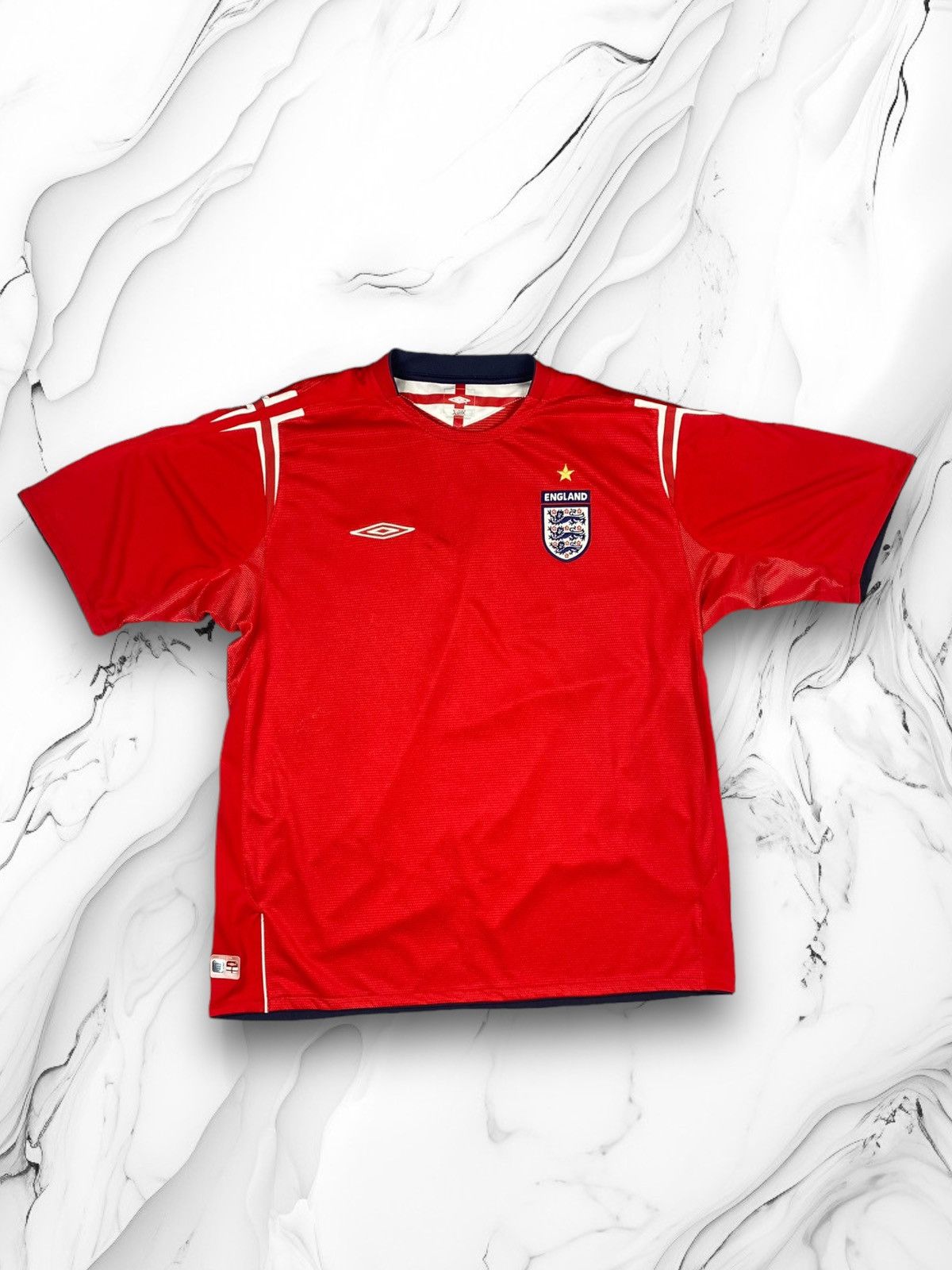 Umbro Vintage Umbro England Soccer Jersey T Shirt Tee Size US XXL / EU 58 / 5 - 1 Thumbnail