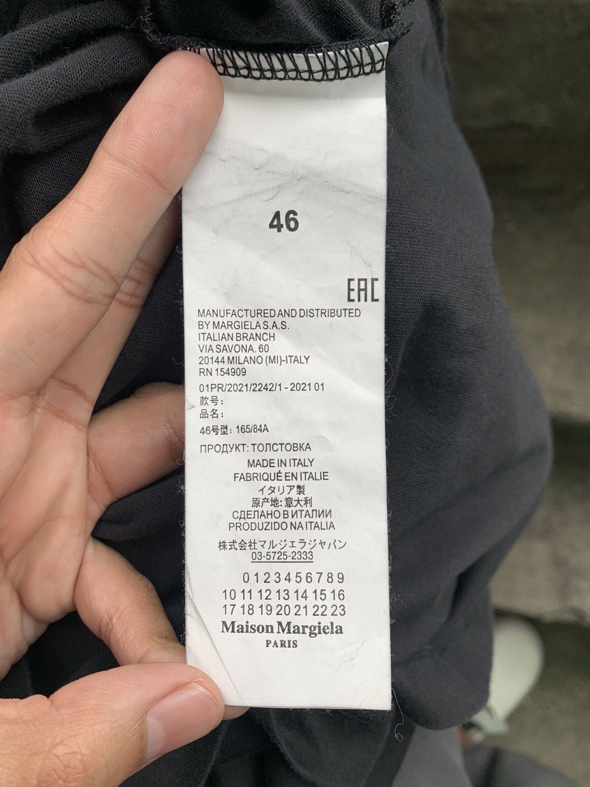 Maison Margiela SS21 Line 1 Double Sleeve Tee Size L / US 10 / IT 46 - 10 Thumbnail