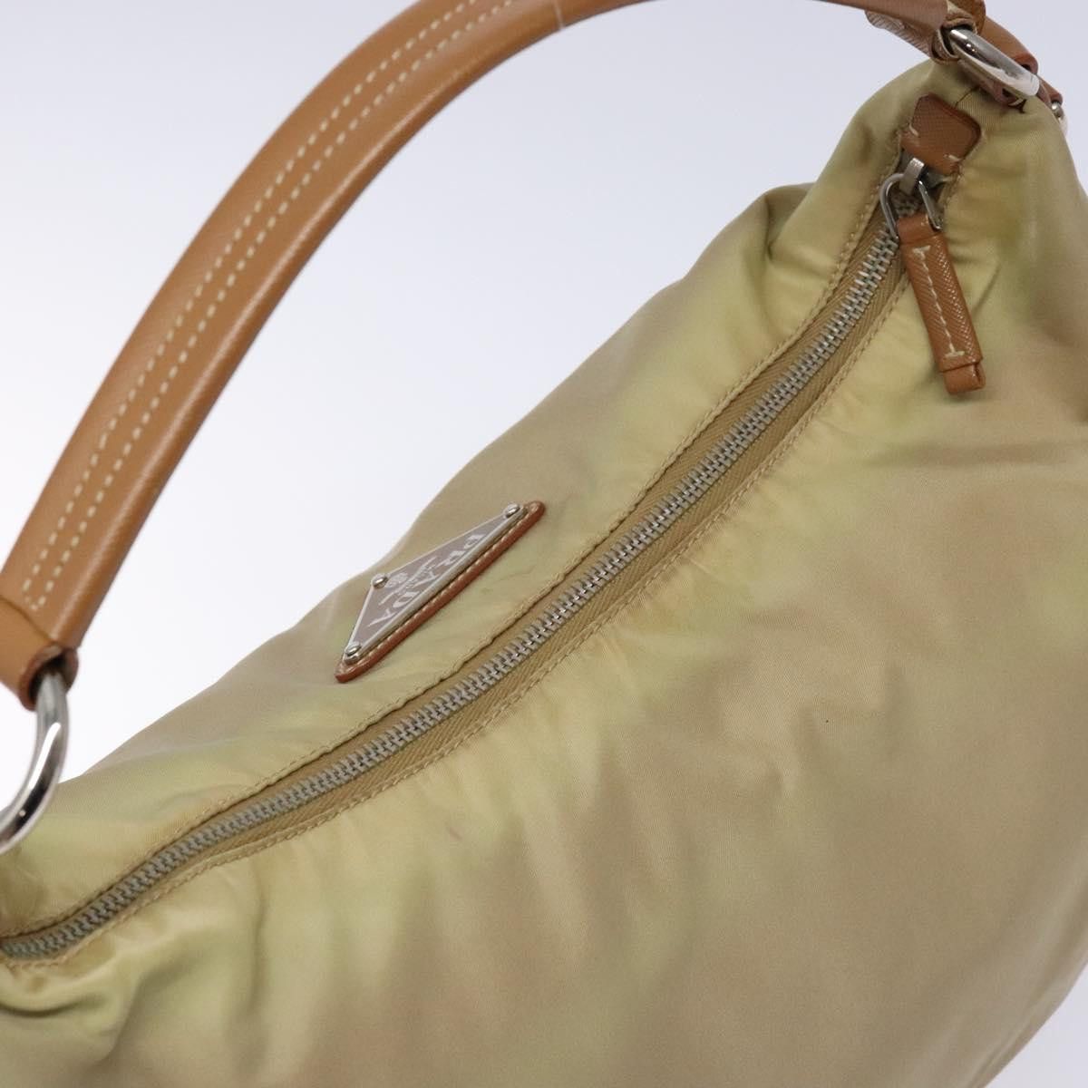 Prada PRADA Tote Bag Nylon Beige Silver Size ONE SIZE - 6 Thumbnail