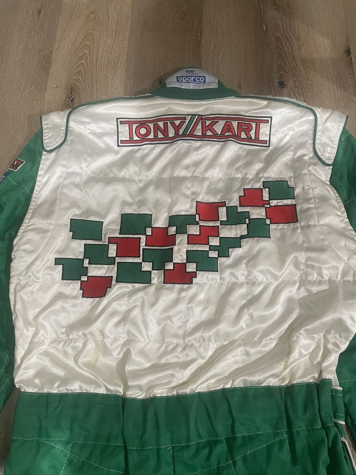 Other SPARCO TONY KART RACE CAR DRIVER JUMPSUIT Size US 44 / EU 60 - 8 Thumbnail