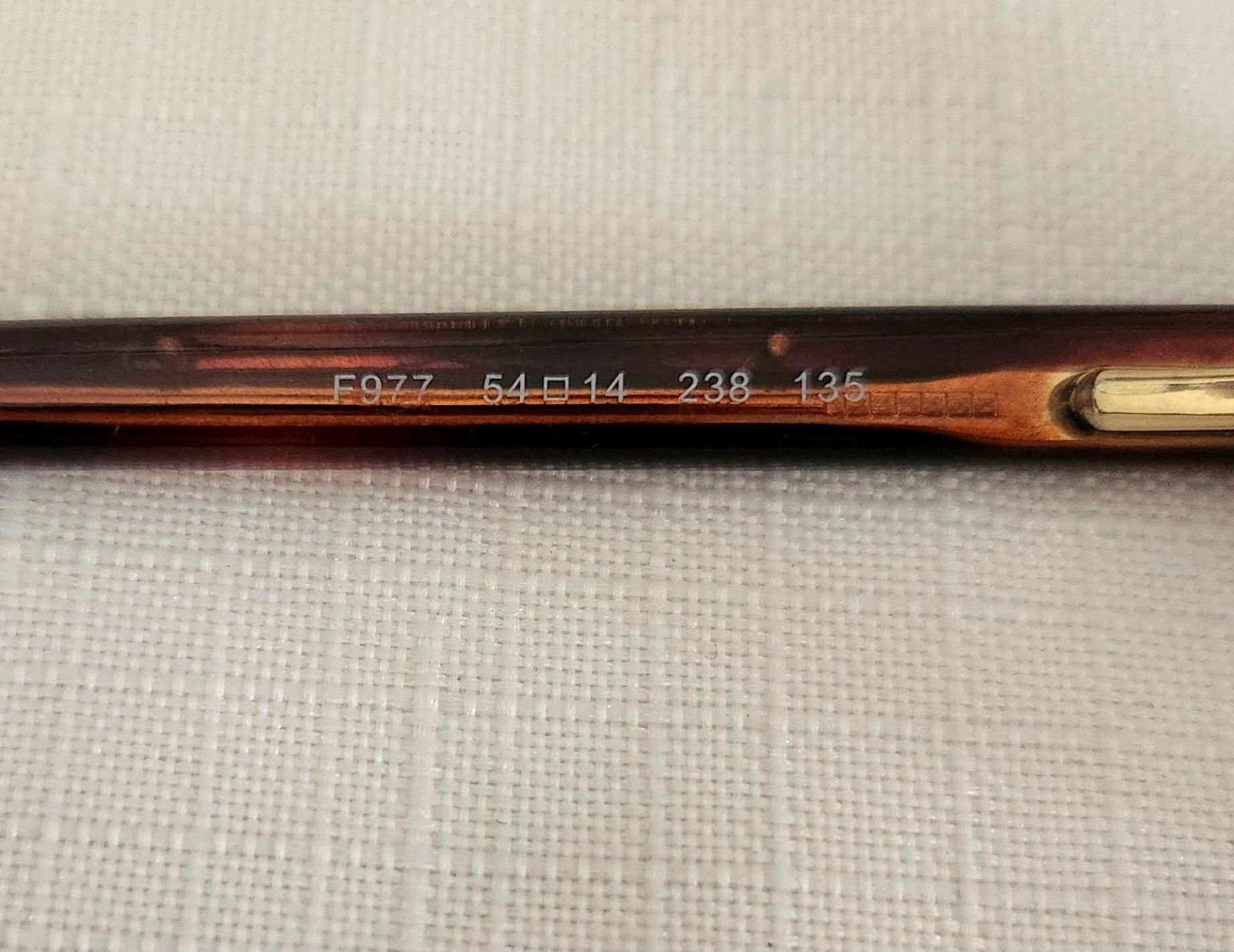 Designer × Fendi Fendi Eyeglasses Frame Model F977 Tortoise 54-14-135 Size ONE SIZE - 9 Thumbnail