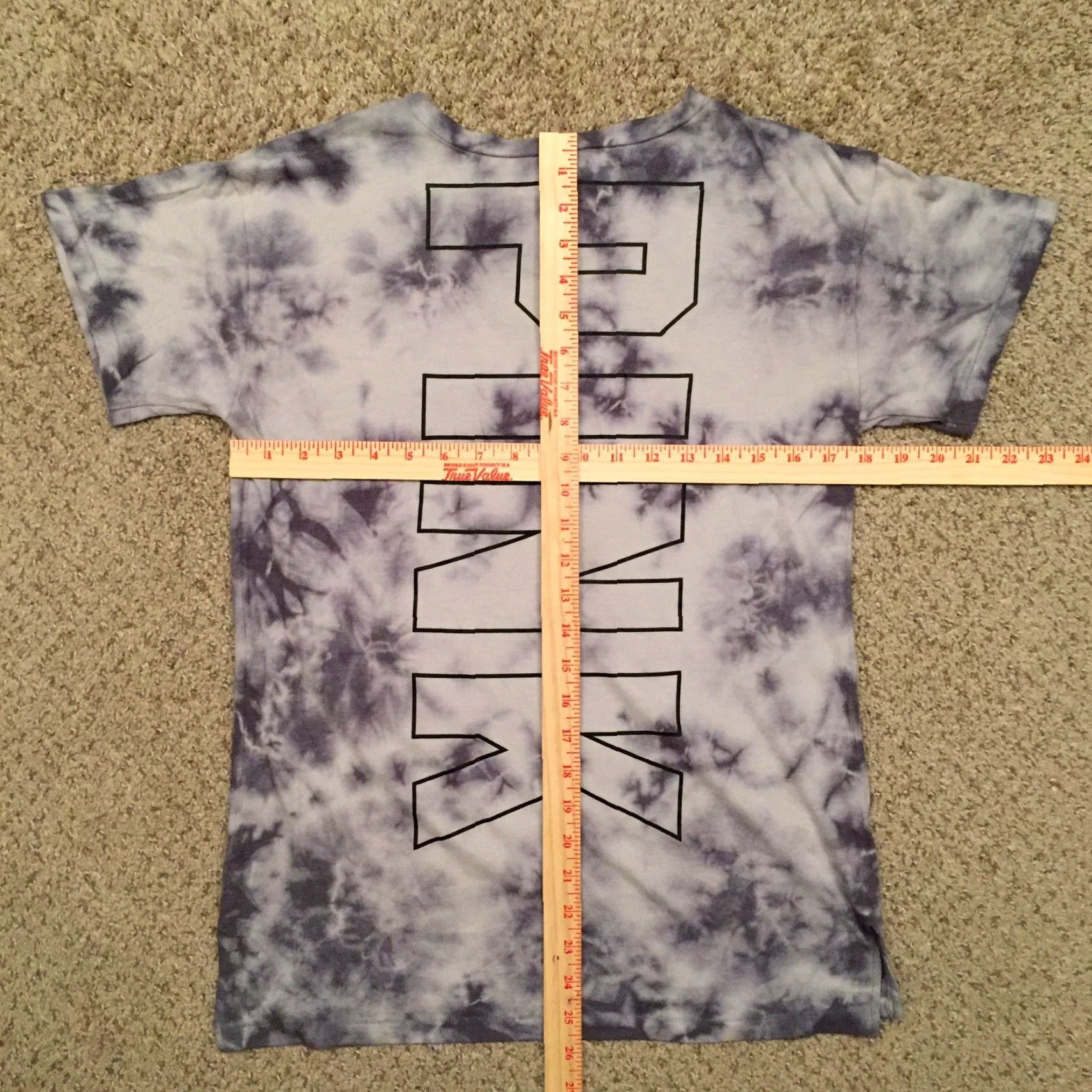 Victoria's Secret Victoria's Secret Shirt XS Purple Tie-Dye Short Sleeve Ladies VS PINK T-Shirt Multicolor V-Neck Casual Females Size XS / US 0-2 / IT 36-38 - 6 Thumbnail