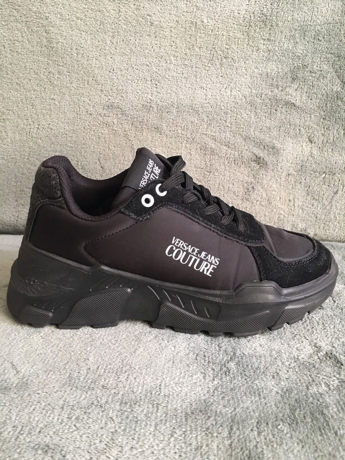 Versace × Versace Jeans Couture Versace Jeans Couture Black Sneakers EU 38 US 6 Size US 6 / IT 36 - 1 Thumbnail