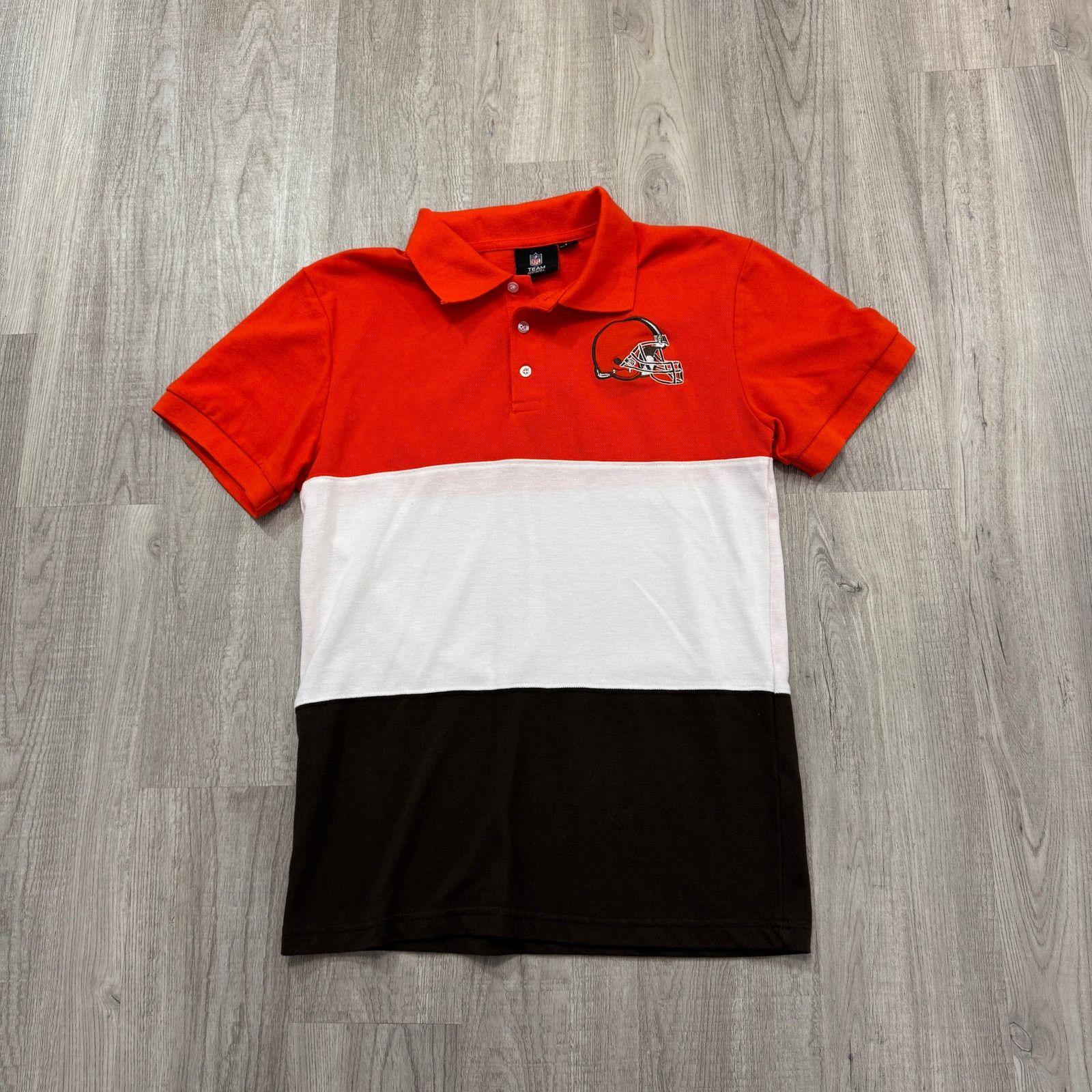 NFL NFL Cleveland Browns Team Logo Polo Shirt Medium Football Size US M / EU 48-50 / 2 - 1 Thumbnail