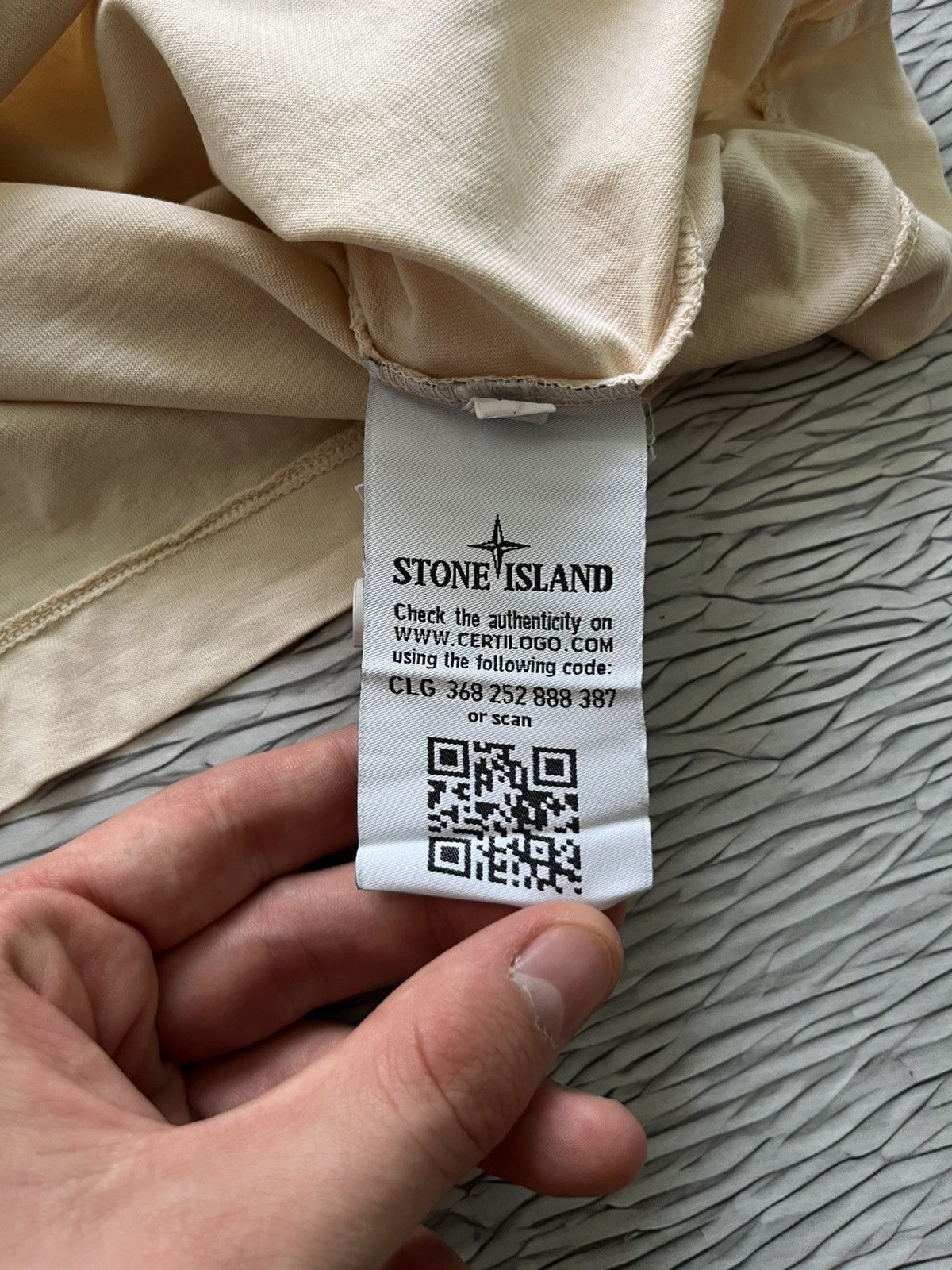 Stone Island Stone Island T-Shirt Streetwear Beige Italian Designer Size US M / EU 48-50 / 2 - 6 Thumbnail