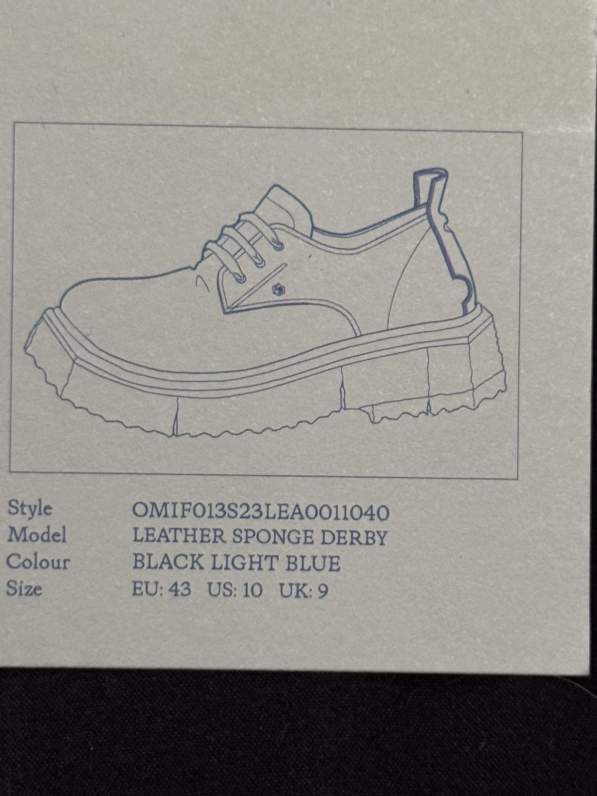 Off-White Off-White Leather Sponge Derby Size US 10 / EU 43 - 12 Thumbnail