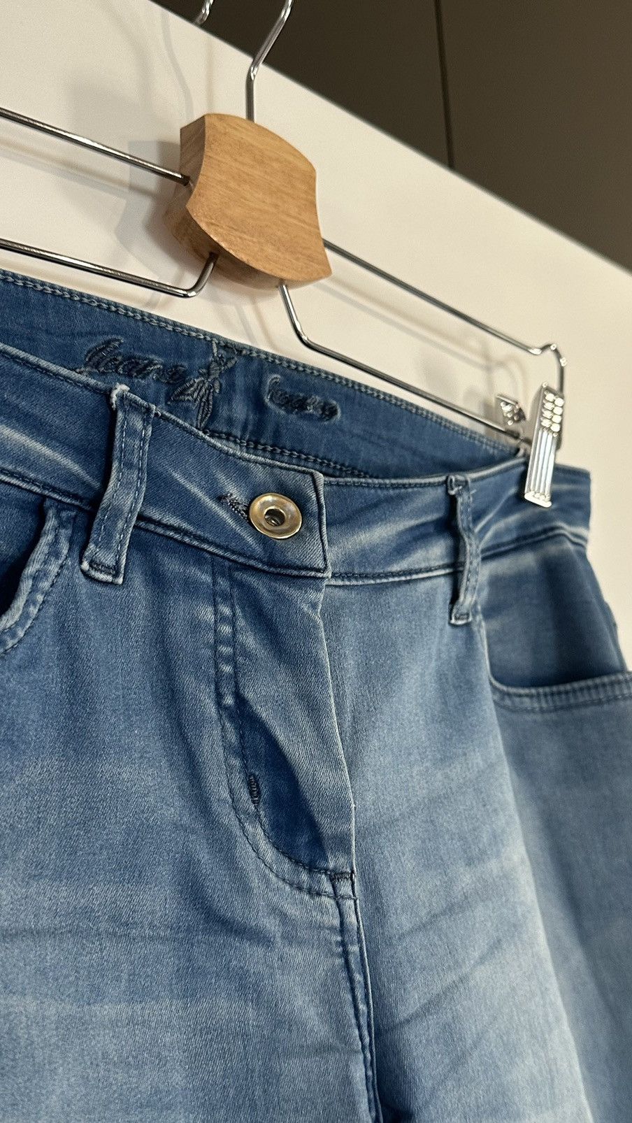 Vintage SKINNY JEANS - VINTAGE Size 30" / US 8 / IT 44 - 2 Thumbnail