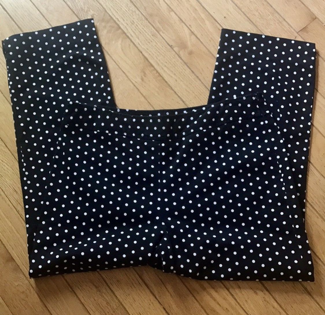 Other RAFAELLA POLK A DOT CROPPED CAPRIS ANKLE PANTS SIZE 12 Size 34" / US 12 / IT 48 - 1 Thumbnail