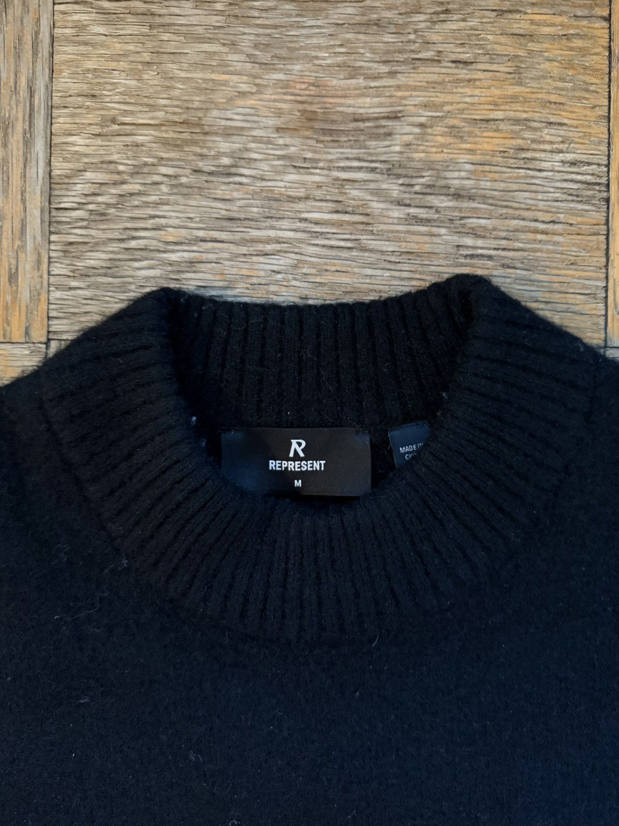 Represent Clo. Represent Alpaca Blend Sweater - Jet Black Size US M / EU 48-50 / 2 - 3 Thumbnail