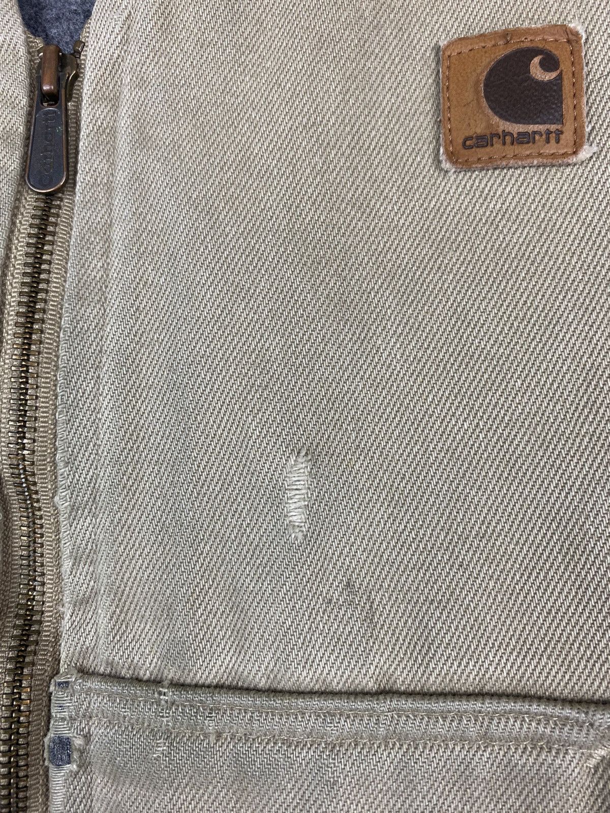 Carhartt Vintage Carhartt Made in USA Work Vest Distressed V19 TAN Size US L / EU 52-54 / 3 - 5 Thumbnail
