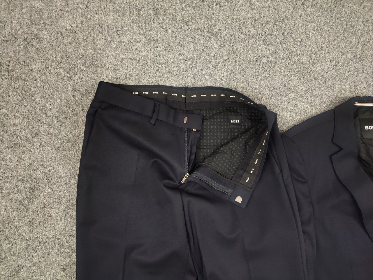 Hugo Boss Boss one the suit Design Navy Slim three-piece Blazer Pants Size 36R - 13 Thumbnail