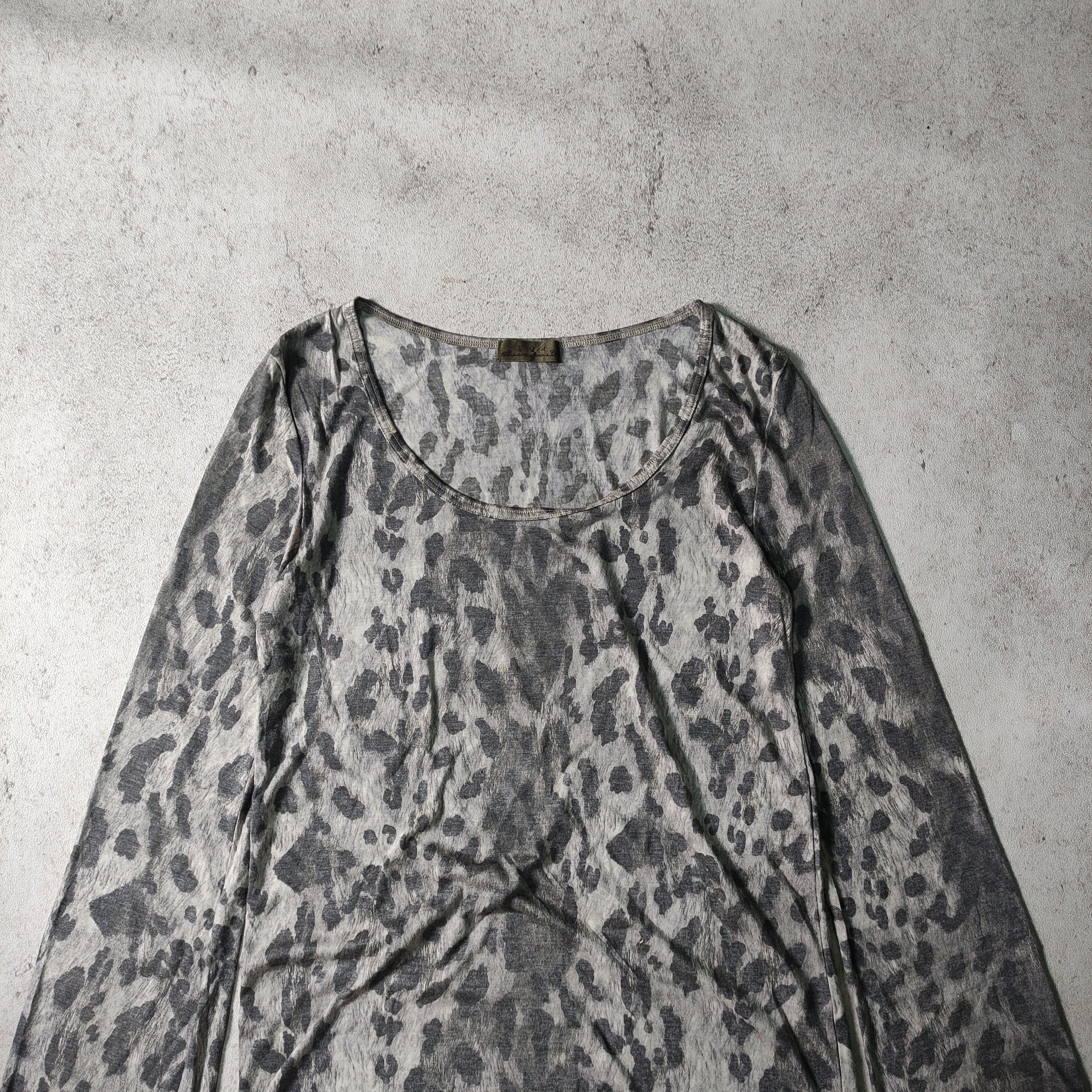 Japanese Brand Goa Company Leopard Long Sleeve t-shirt Size US M / EU 48-50 / 2 - 3 Thumbnail