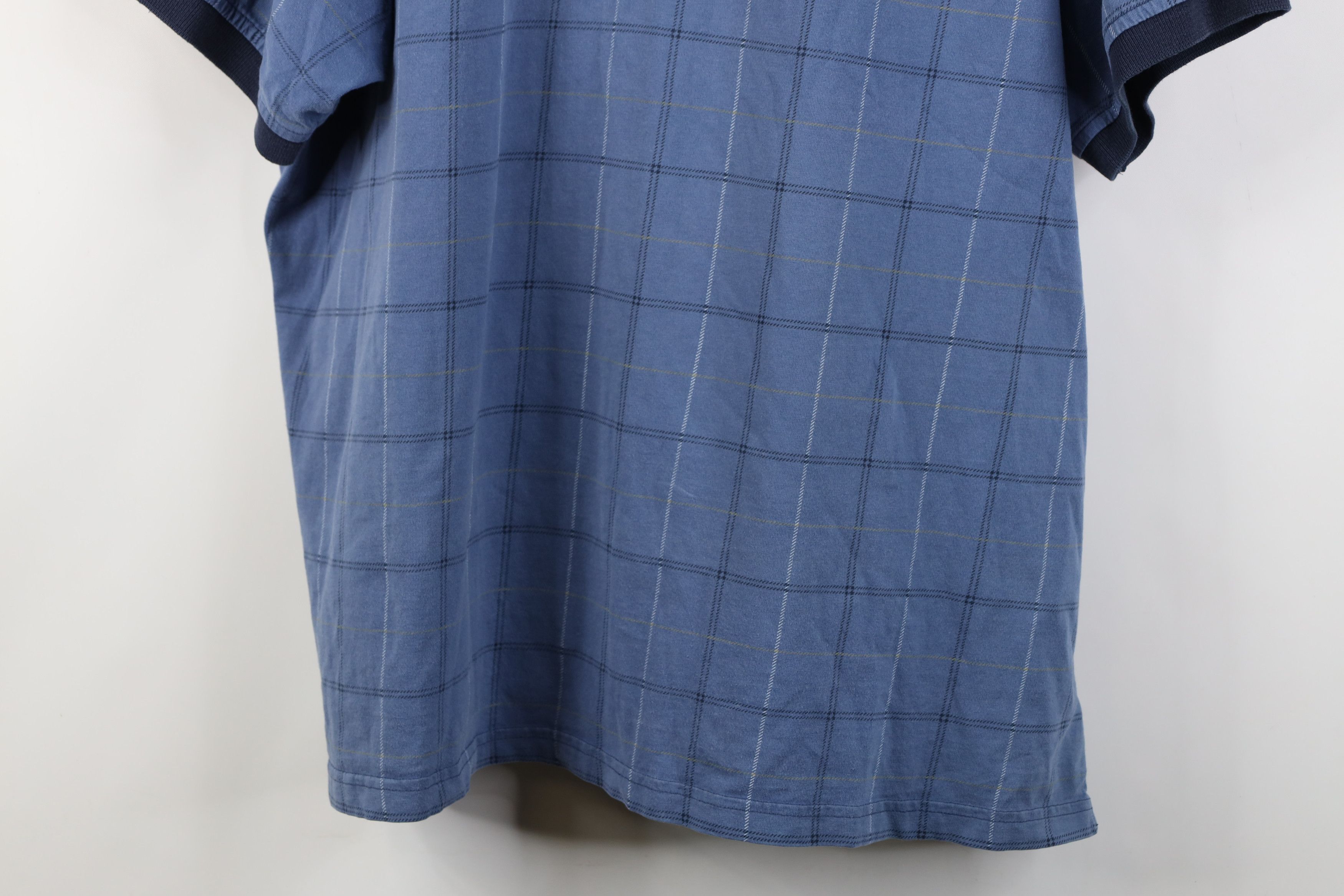 Vintage Vintage 90s Streetwear Short Sleeve Collared Golf Polo Plaid Size US XXL / EU 58 / 5 - 3 Thumbnail