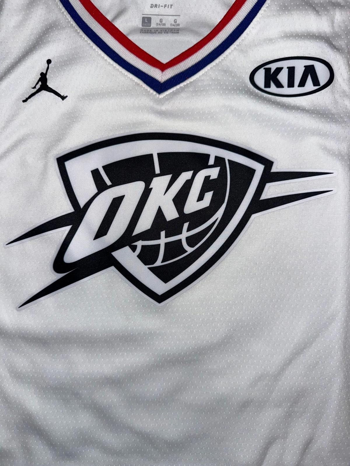 Jordan Brand Jordan Big Kids (Boy’s) Thunder Russell Westbrook 2019 NBA All-Star Game Jersey Size US L / EU 52-54 / 3 - 3 Thumbnail