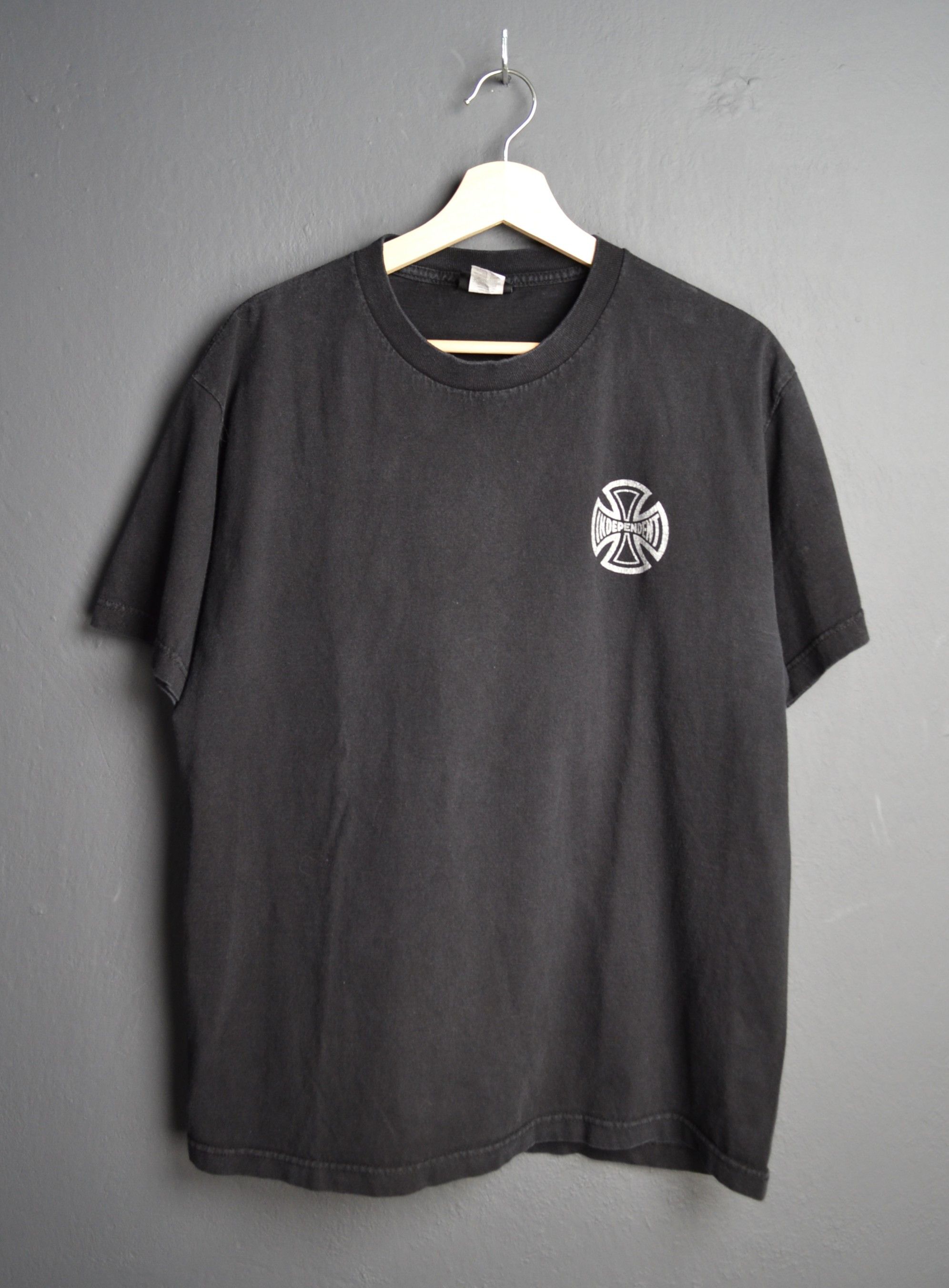 Vintage Independent L NHS Vintage Tried True T-shirt Black Cotton Size US L / EU 52-54 / 3 - 2 Thumbnail