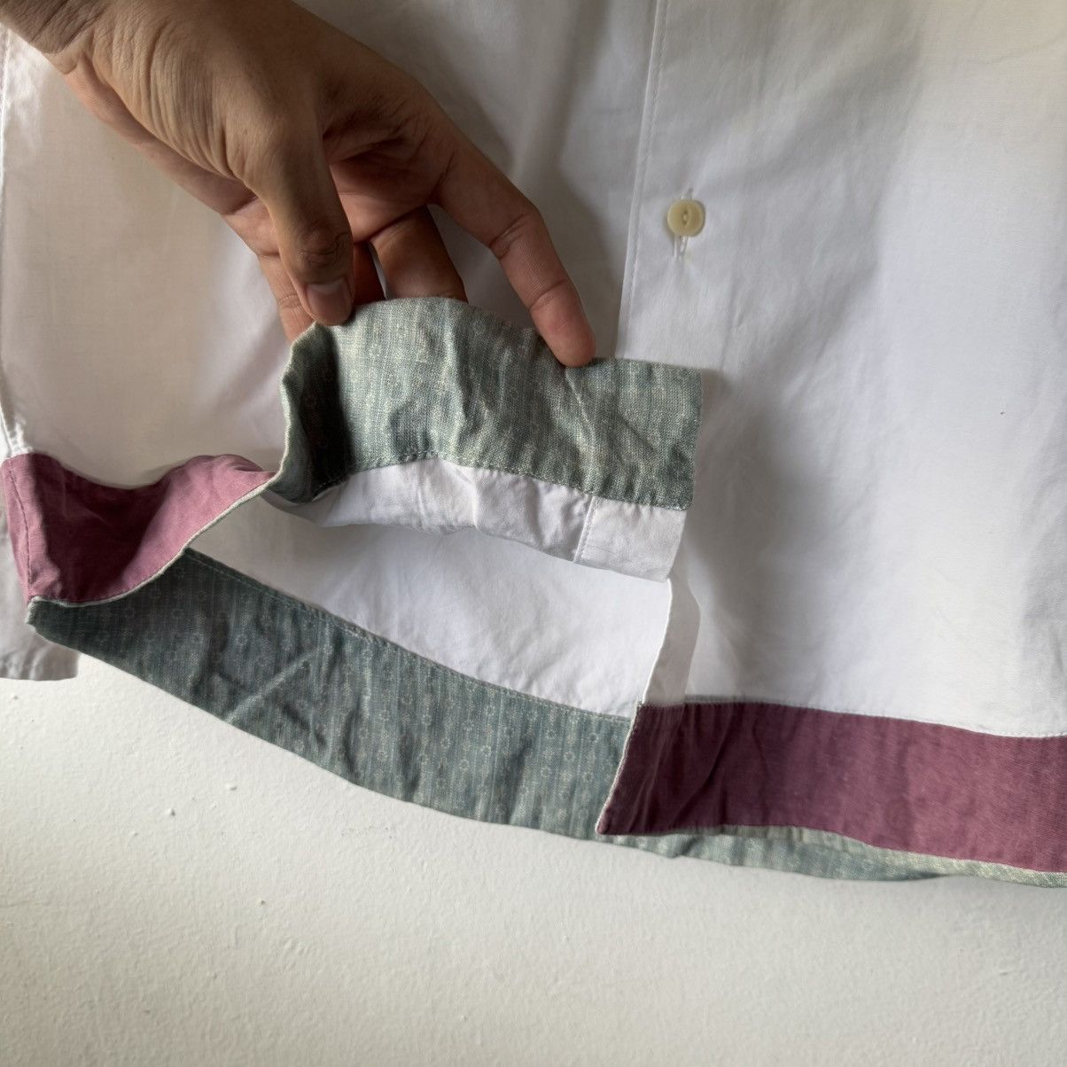 Visvim Visvim Giza Button Down Cotton Linen Shirt Size US M / EU 48-50 / 2 - 9 Thumbnail