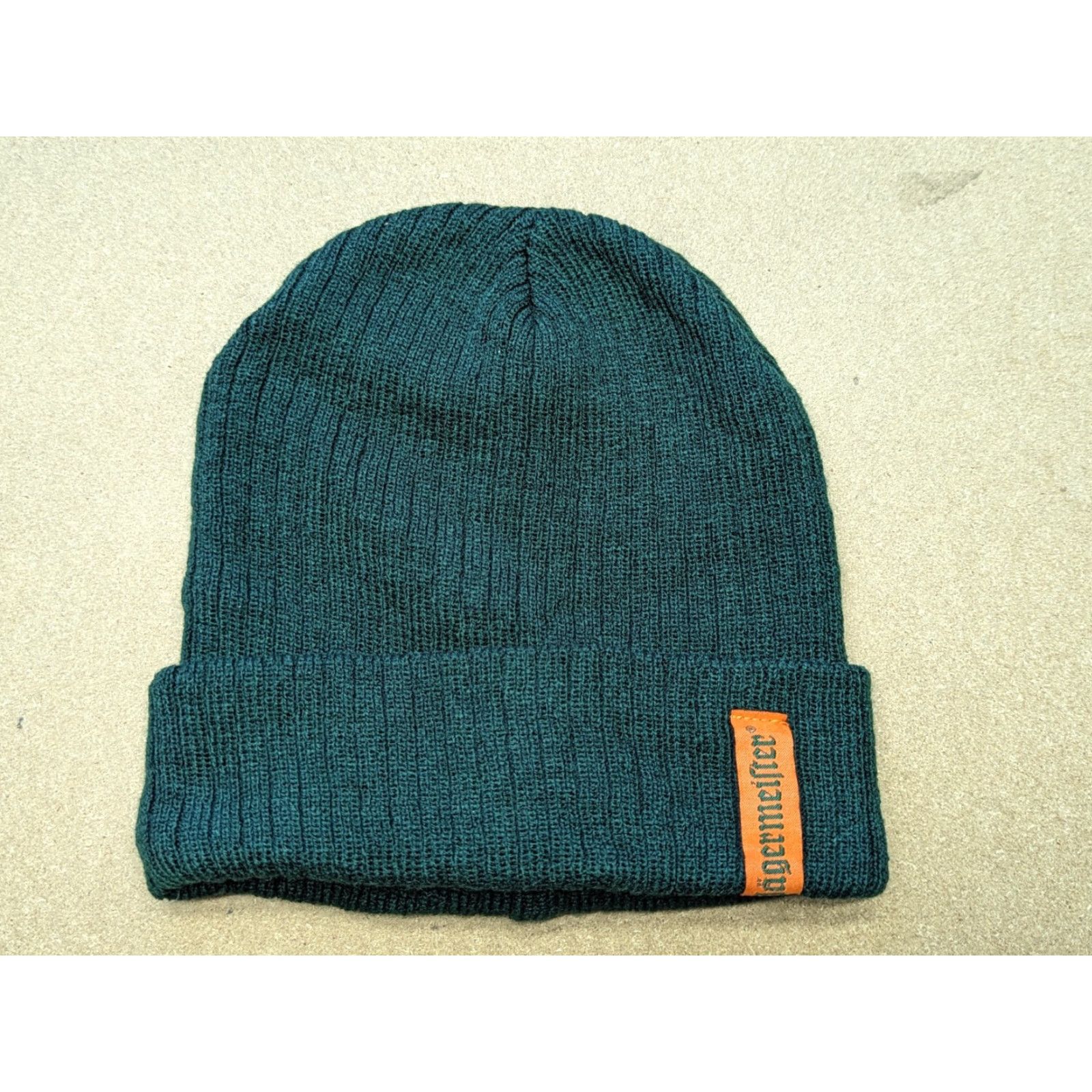 Vintage Jagermeister Beanie Hat One Size Green Water Resistant Winter Solid Logo Unisex Adults Size ONE SIZE - 2 Thumbnail