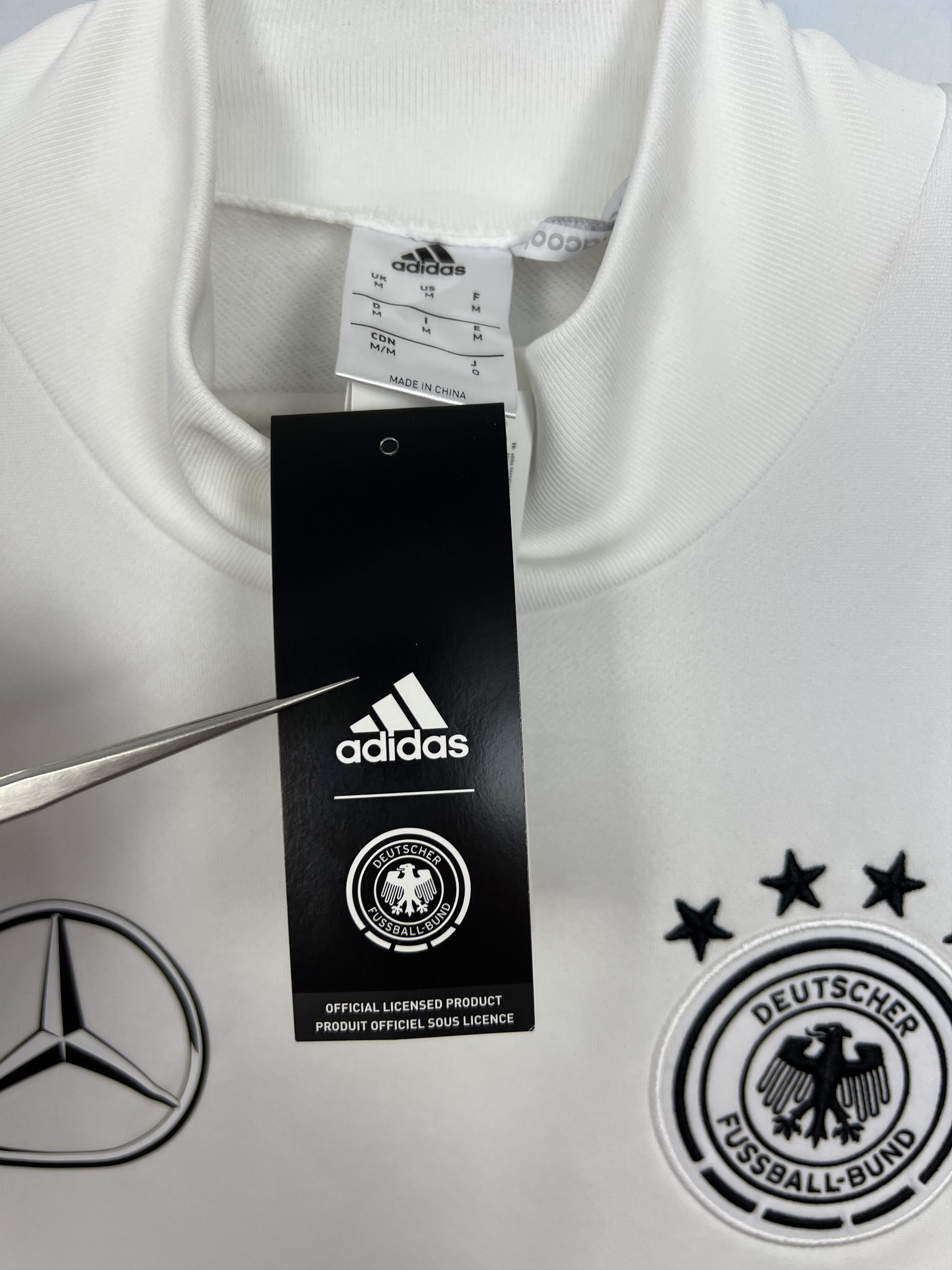Mercedes-Benz Adidas Germany Mercedes Benz Football Train Sweatshirt Size US M / EU 48-50 / 2 - 9 Thumbnail