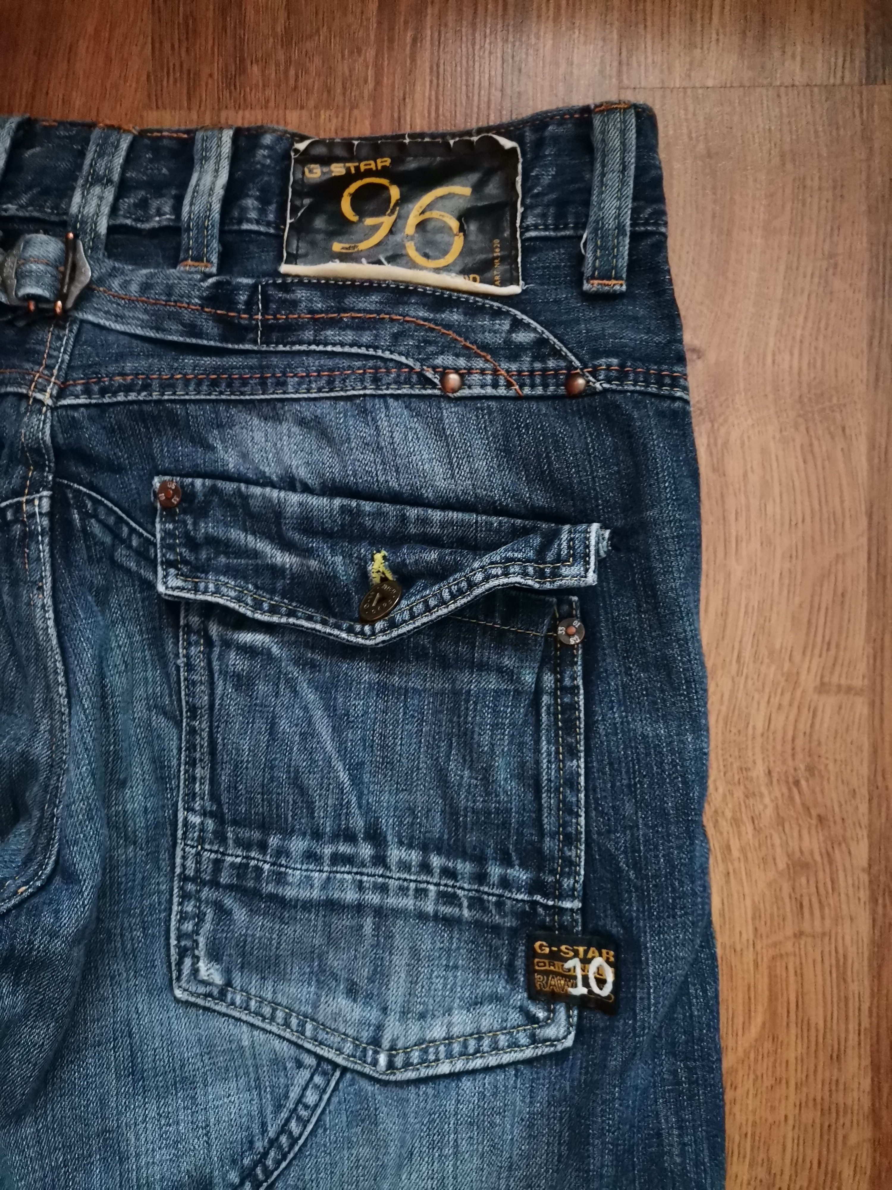 G-Star Vintage G-Star Raw Distressed Jeans Size US 34 / EU 50 - 5 Thumbnail