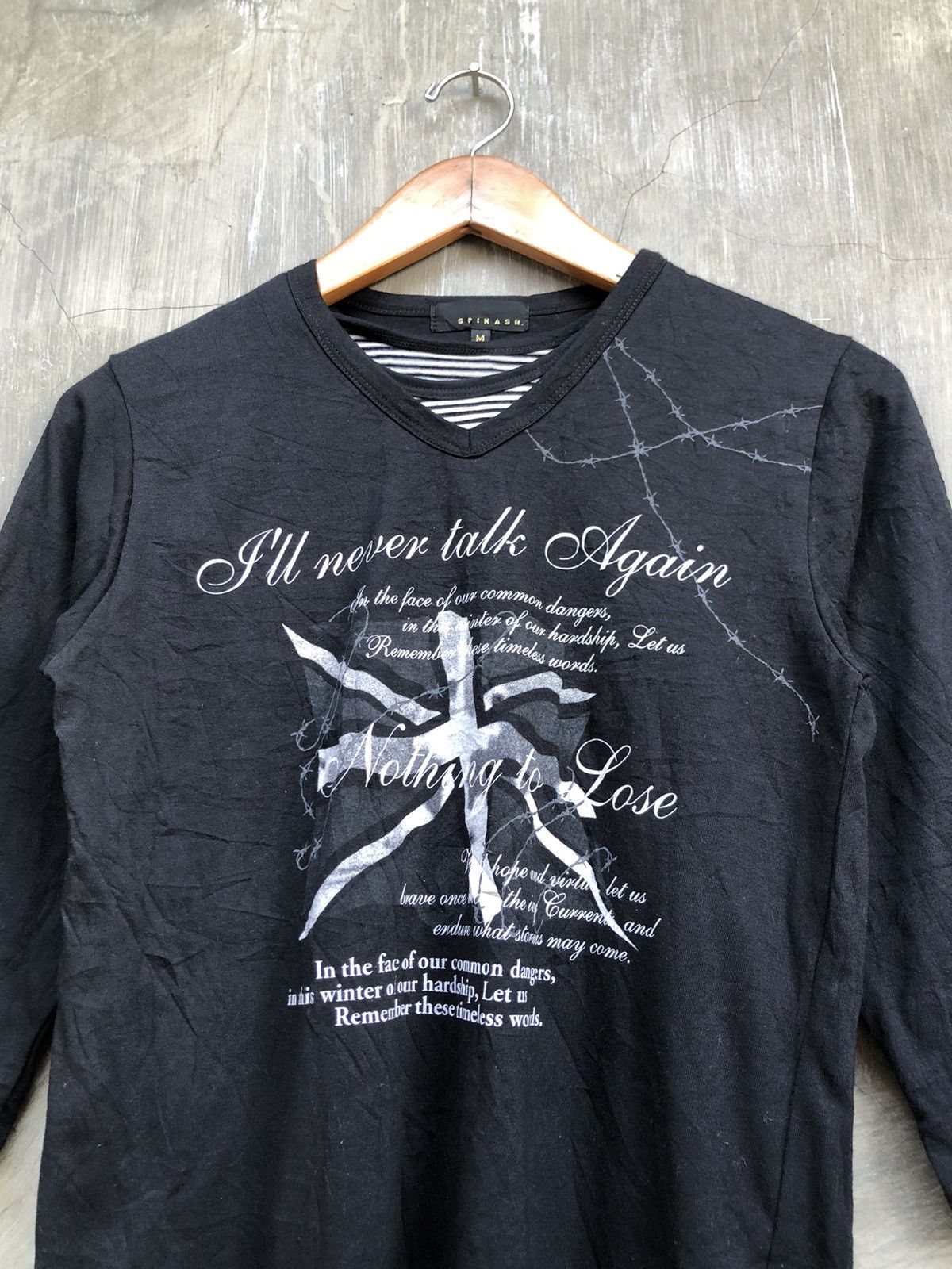If Six Was Nine Y2K Japanese Spinash Avant Garde Style Longsleeve T-shirt Size M / US 6-8 / IT 42-44 - 2 Thumbnail