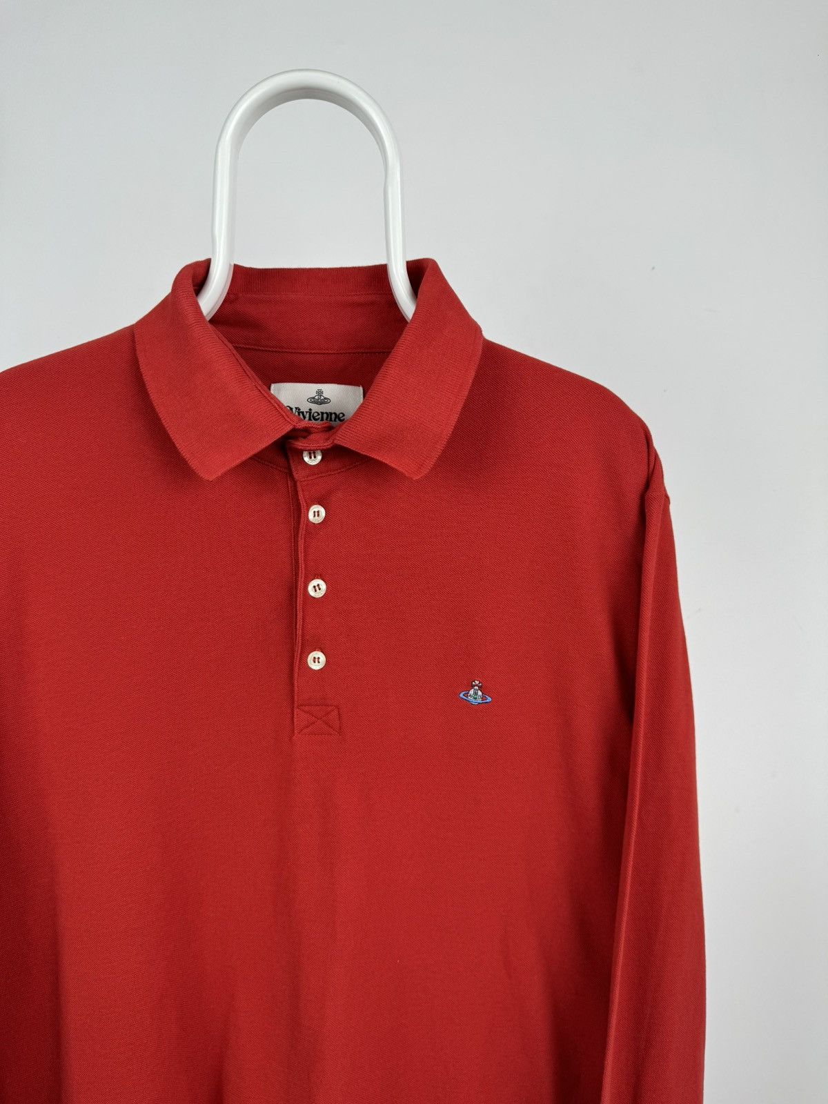 Vivienne Westwood Vivienne Westwood Basic Logo Long Sleeve Shirt Size US XXL / EU 58 / 5 - 2 Thumbnail