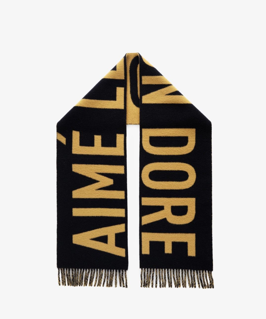Aime Leon Dore Aíme Leon Dore Wool Logo Scarf in Navy Blue