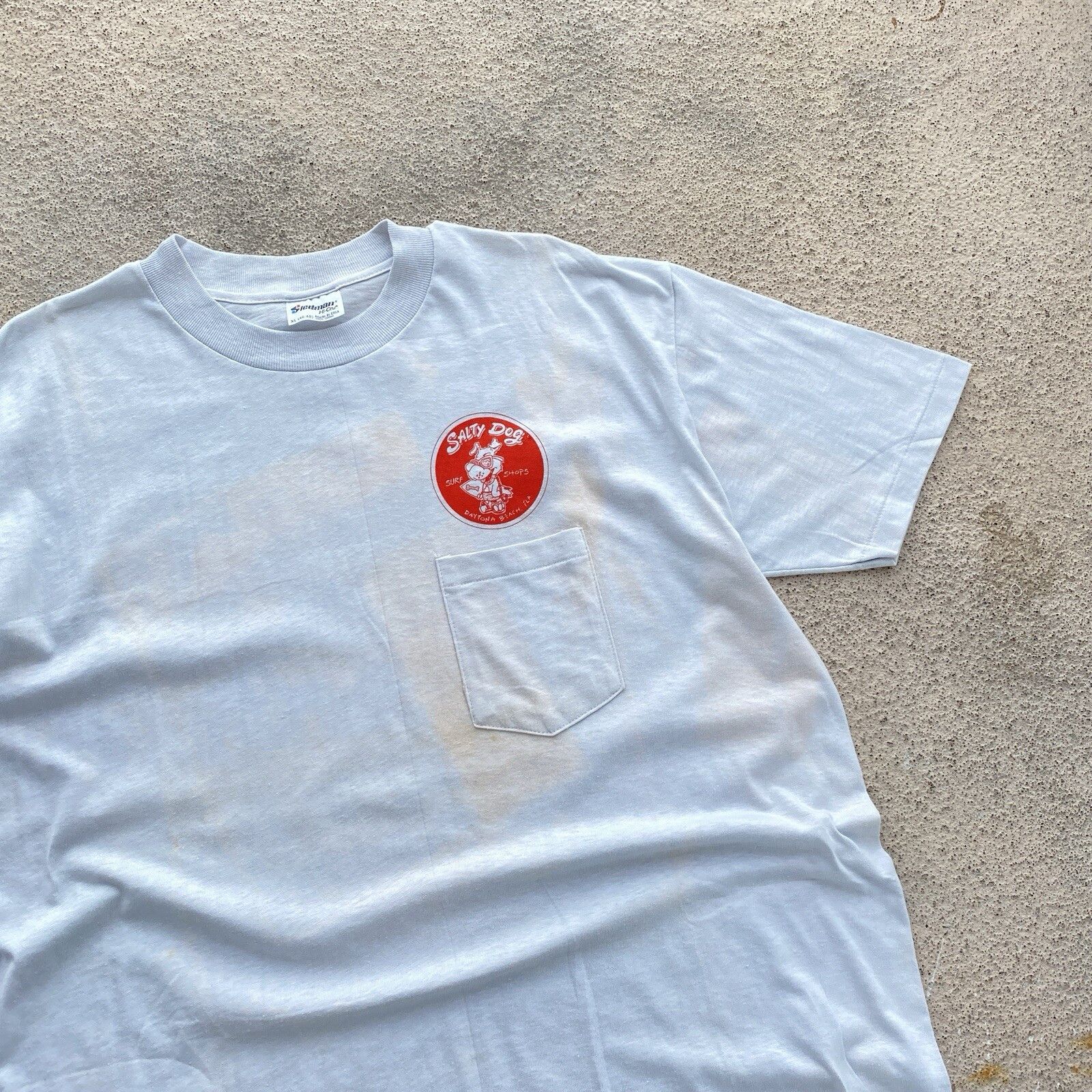 Vintage Vintage 1983 Salty Dog t shirt Daytona Beach Surf Shop MAMBO Size US XL / EU 56 / 4 - 3 Thumbnail