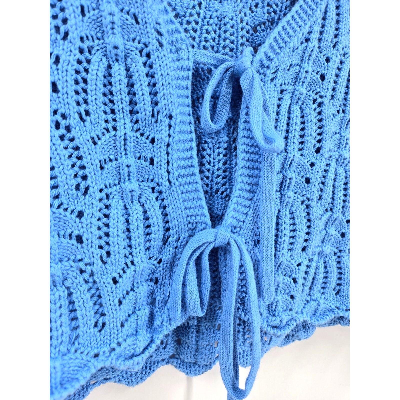 Other NWT Roxy Beach Bound Crochet Crop Sweater Vest Womens Medium Size M / US 6-8 / IT 42-44 - 8 Thumbnail