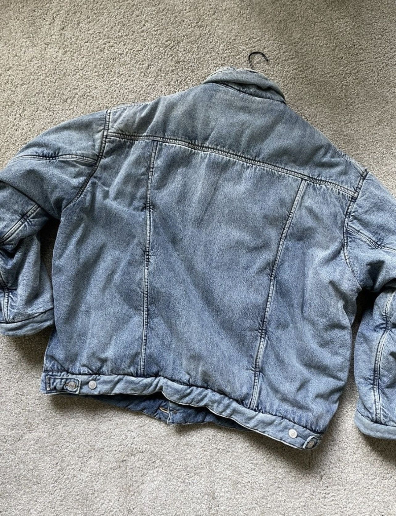 Balenciaga 🔥KANYE🔥 Padded Denim Jacket Size US M / EU 48-50 / 2 - 3 Thumbnail