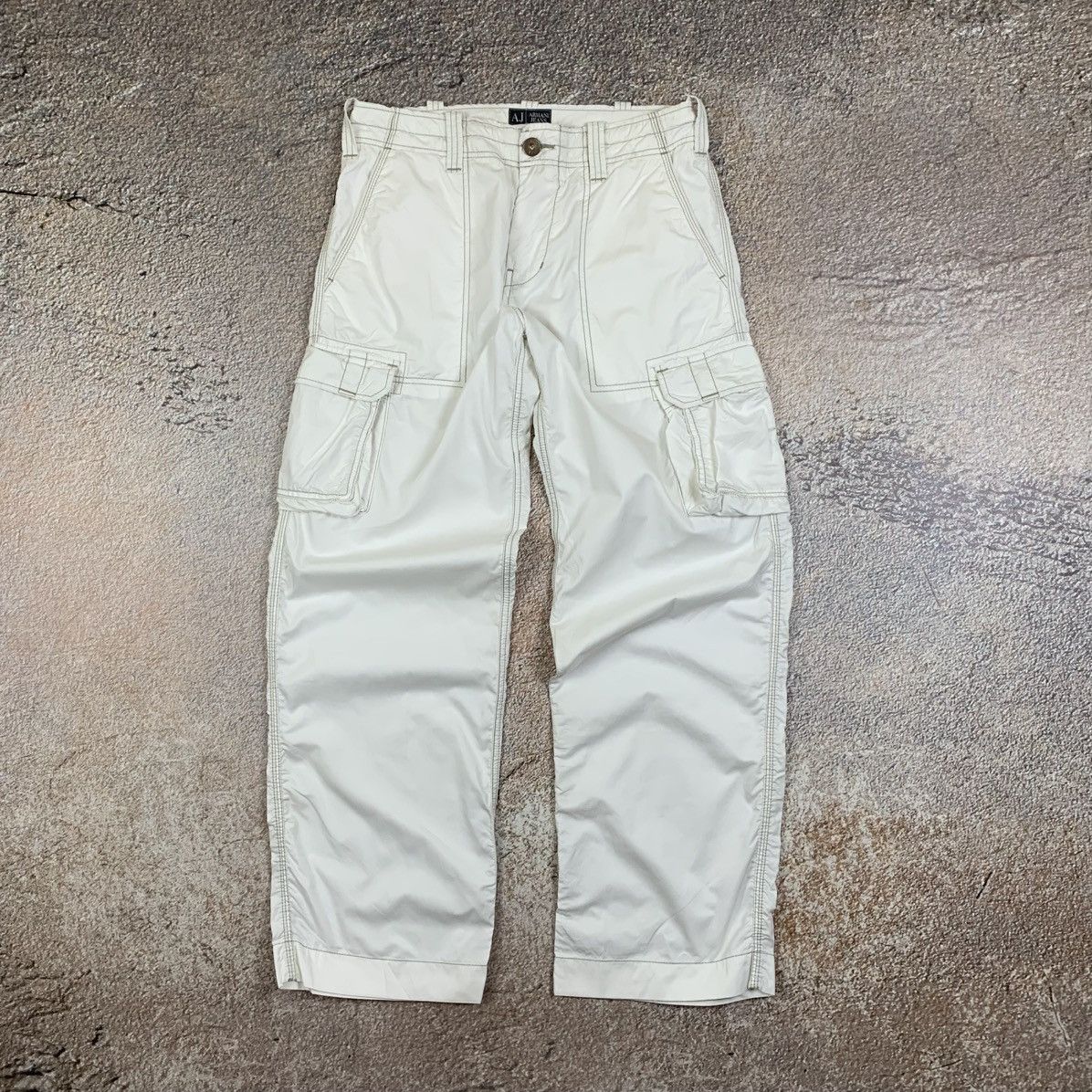 Armani 90s Cargo Multi-pocket Pants Armani Jeans Size US 30 / EU 46 - 1 Thumbnail