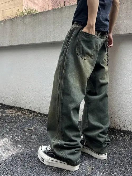 Jean DENIM Y2K DRIP baggy jeans pants Size US 36 / EU 52 - 3 Thumbnail