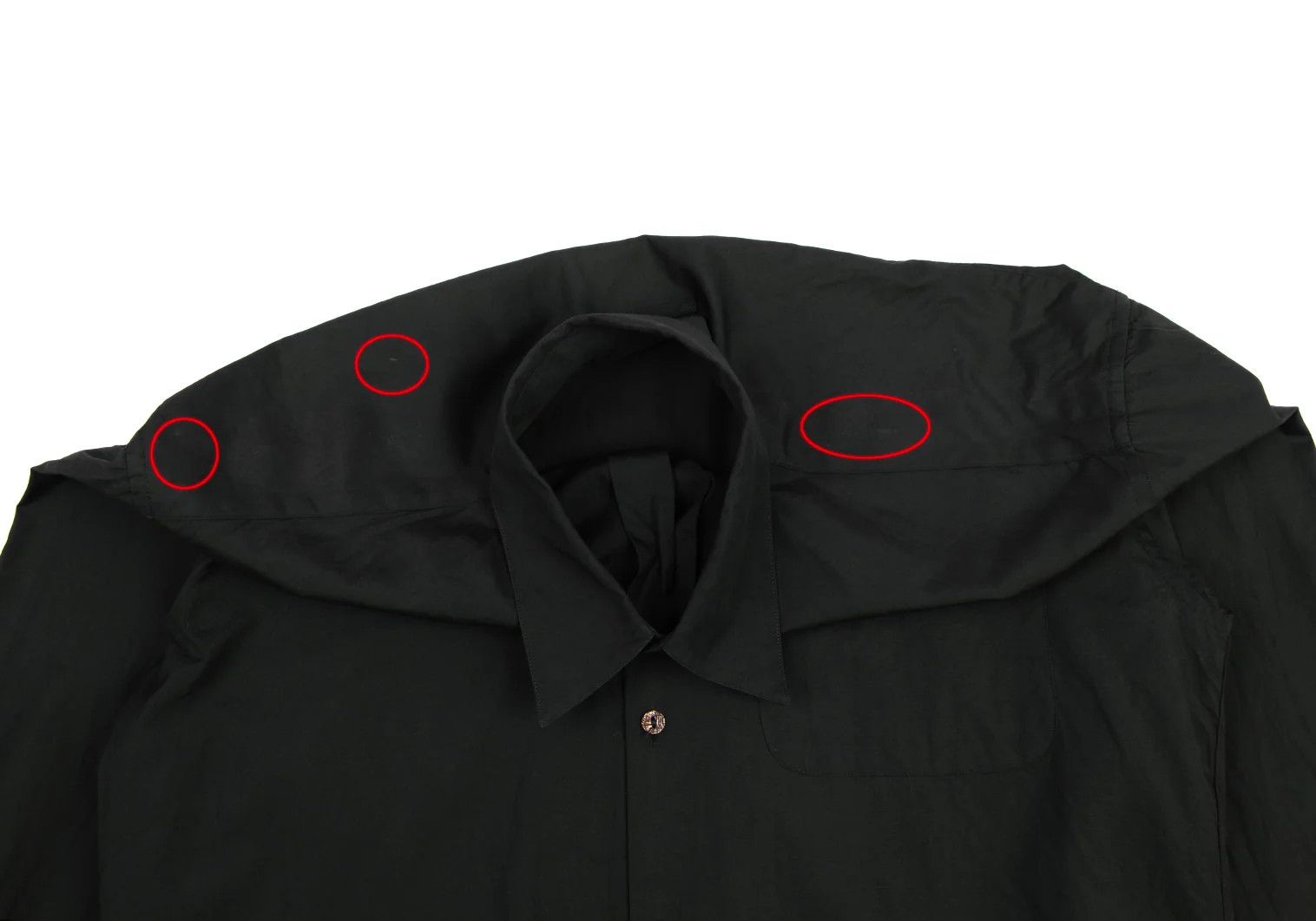 Jean Paul Gaultier Cotton Basic Shirt in Black, Size 48 Size US M / EU 48-50 / 2 - 6 Thumbnail