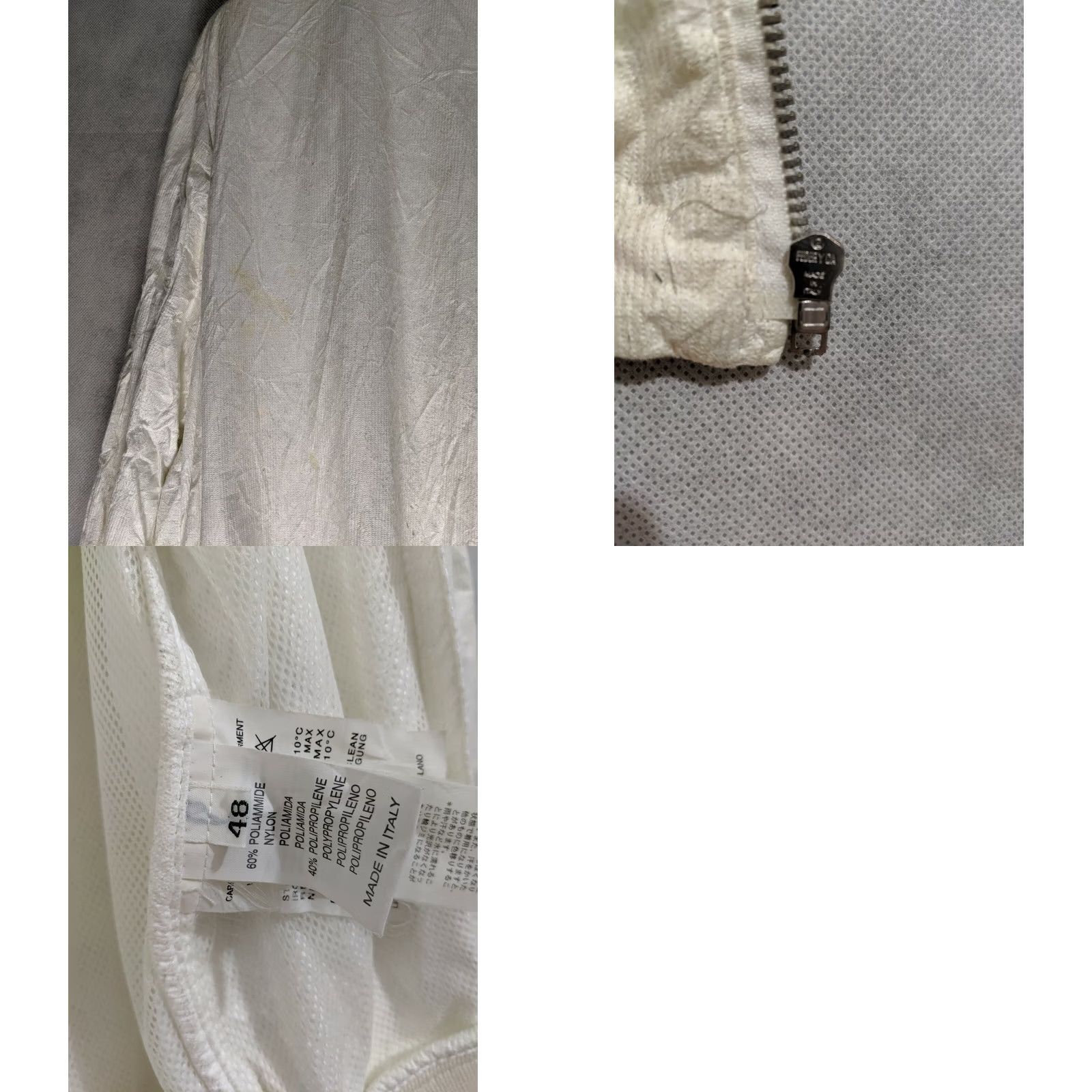 Raf Simons Raf by Raf Simons Archive Tyvek Paper Lined White Logo Bomber Jacket 48 Italy Mens Size US M / EU 48-50 / 2 - 8 Thumbnail