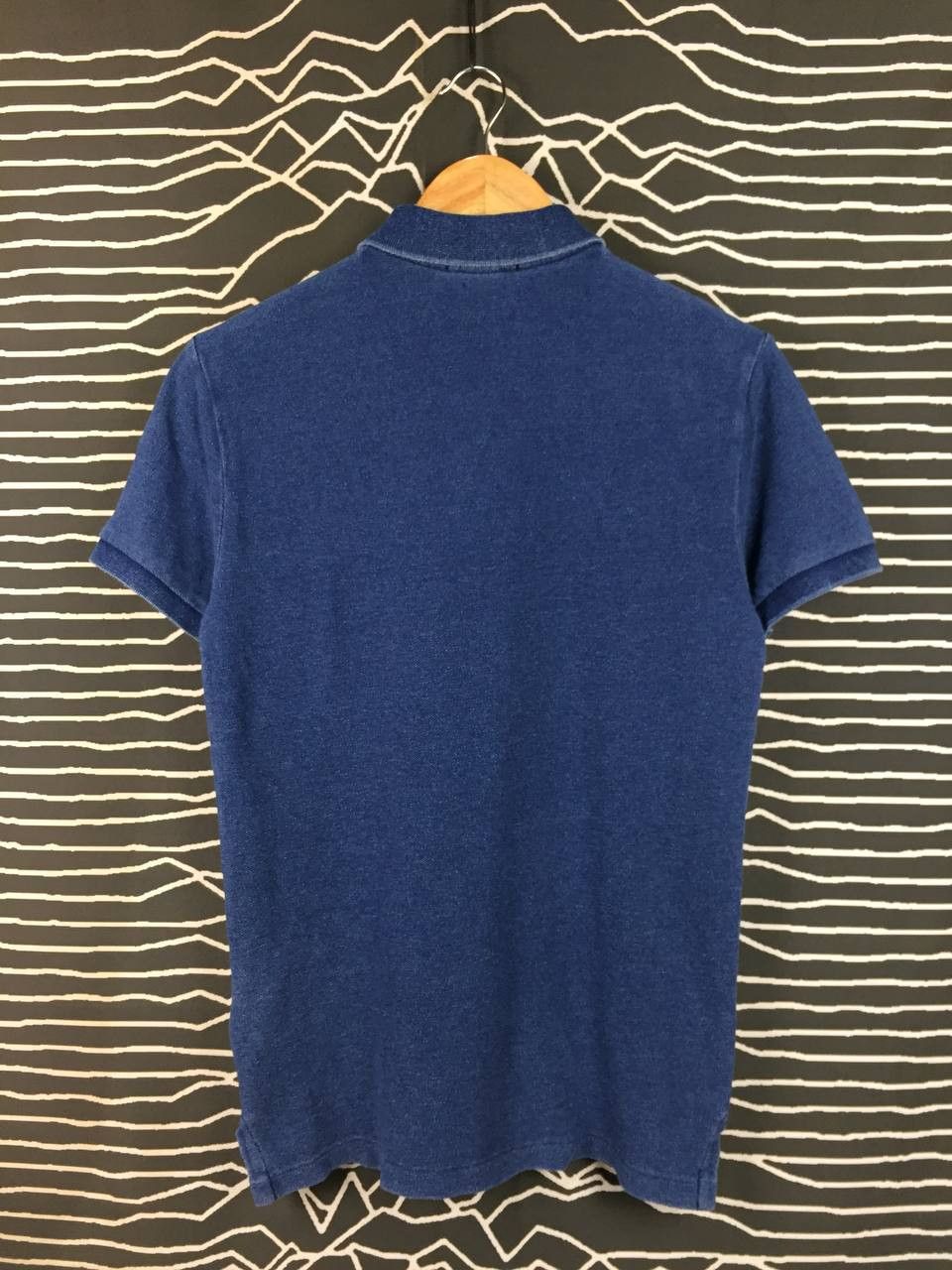 Polo Ralph Lauren Vtg Polo Ralph Lauren Indigo Blue Custom Slim Fit Polo Shirt Size US XS / EU 42 / 0 - 5 Thumbnail