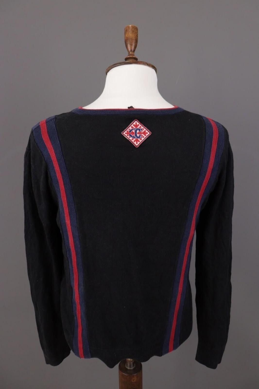 Just Cavalli Just Cavalli Black Striped Knit Jumper Sweater Size XXL Size US XXL / EU 58 / 5 - 8 Thumbnail