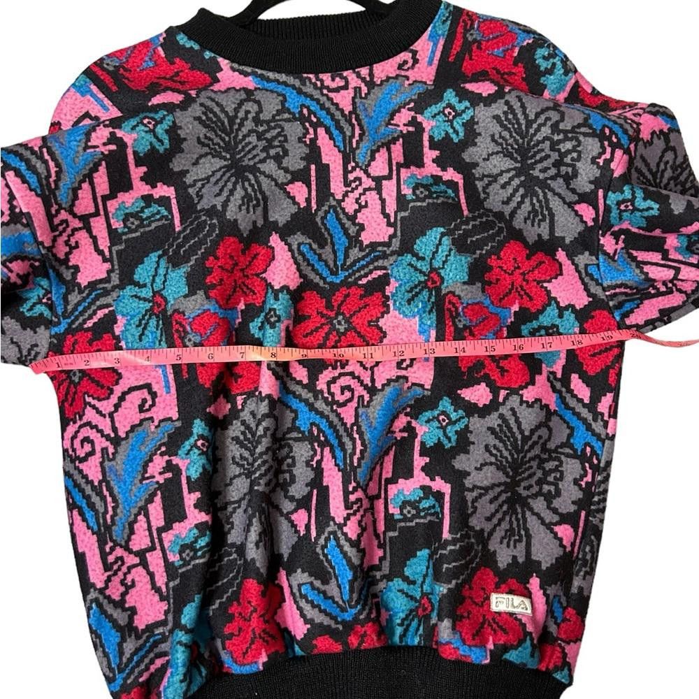 Fila Fila l Rare Vintage 1980’s Floral Pullover Sweatshirt Size 4 Size S / US 4 / IT 40 - 5 Thumbnail