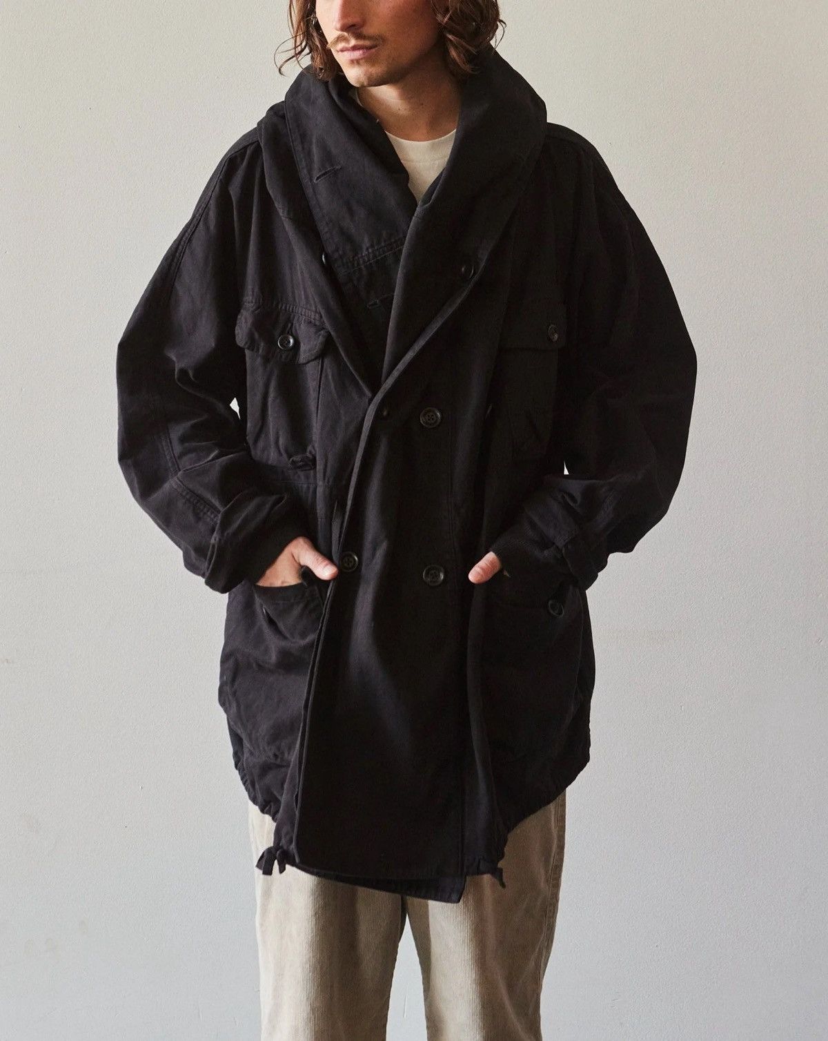 Kapital 🔥GRAIL🔥 RARE VTG KAPITAL KATSURAGI MILITAR RINGCOAT JACKET Size US L / EU 52-54 / 3 - 2 Thumbnail