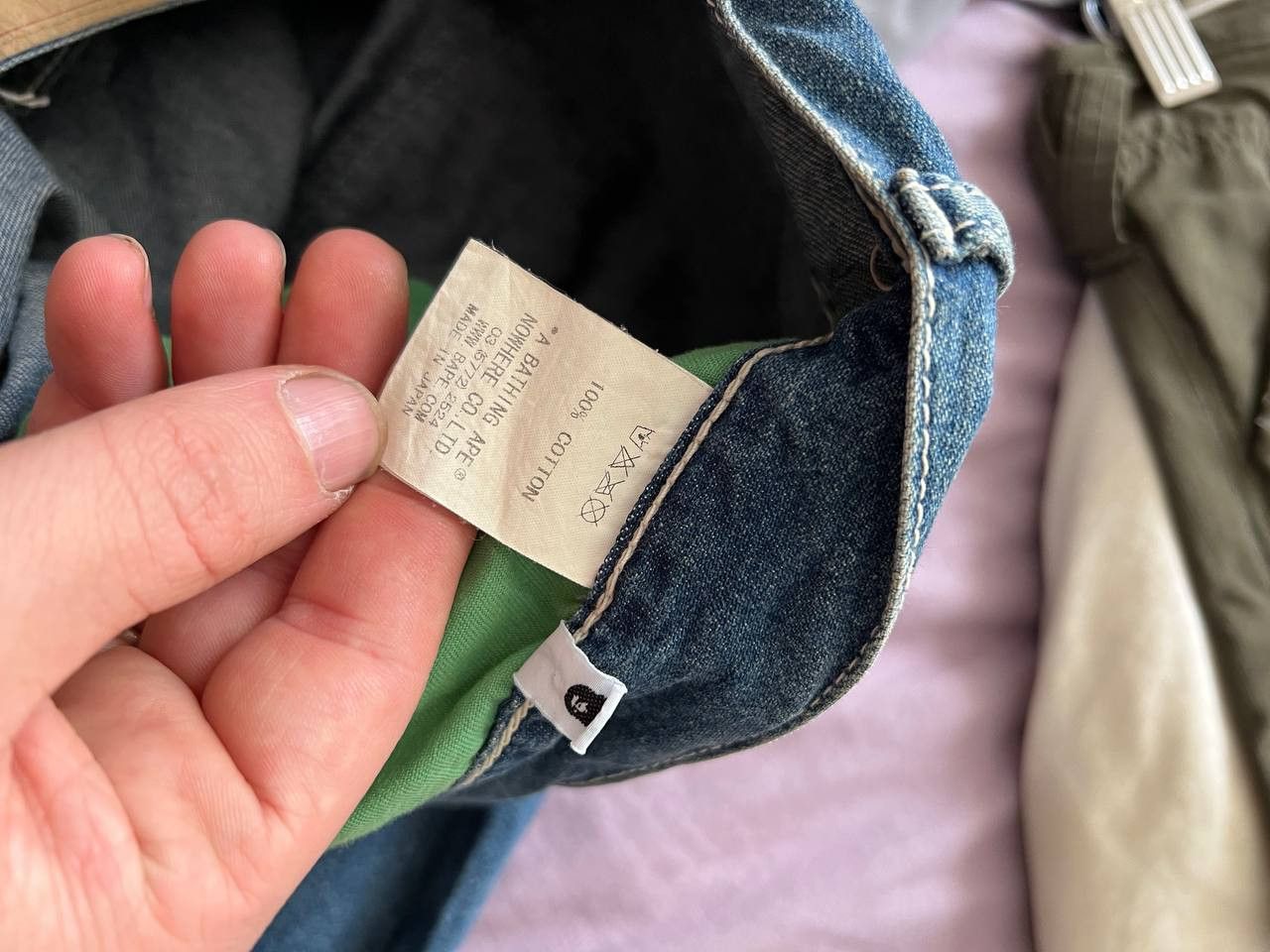 Bape Vintage bape denims jeans Sz m Size US 34 / EU 50 - 8 Thumbnail