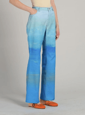 Marni o1srvl11e0624 Trouser in Blue Size 26" / US 2 / IT 38 - 3 Thumbnail