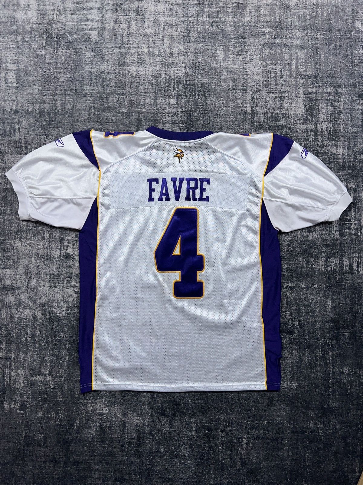 NFL × Reebok × Vintage Y2K Brett Favre Minnesota Vikings Captain 50 Years Jersey Size US XL / EU 56 / 4 - 2 Thumbnail