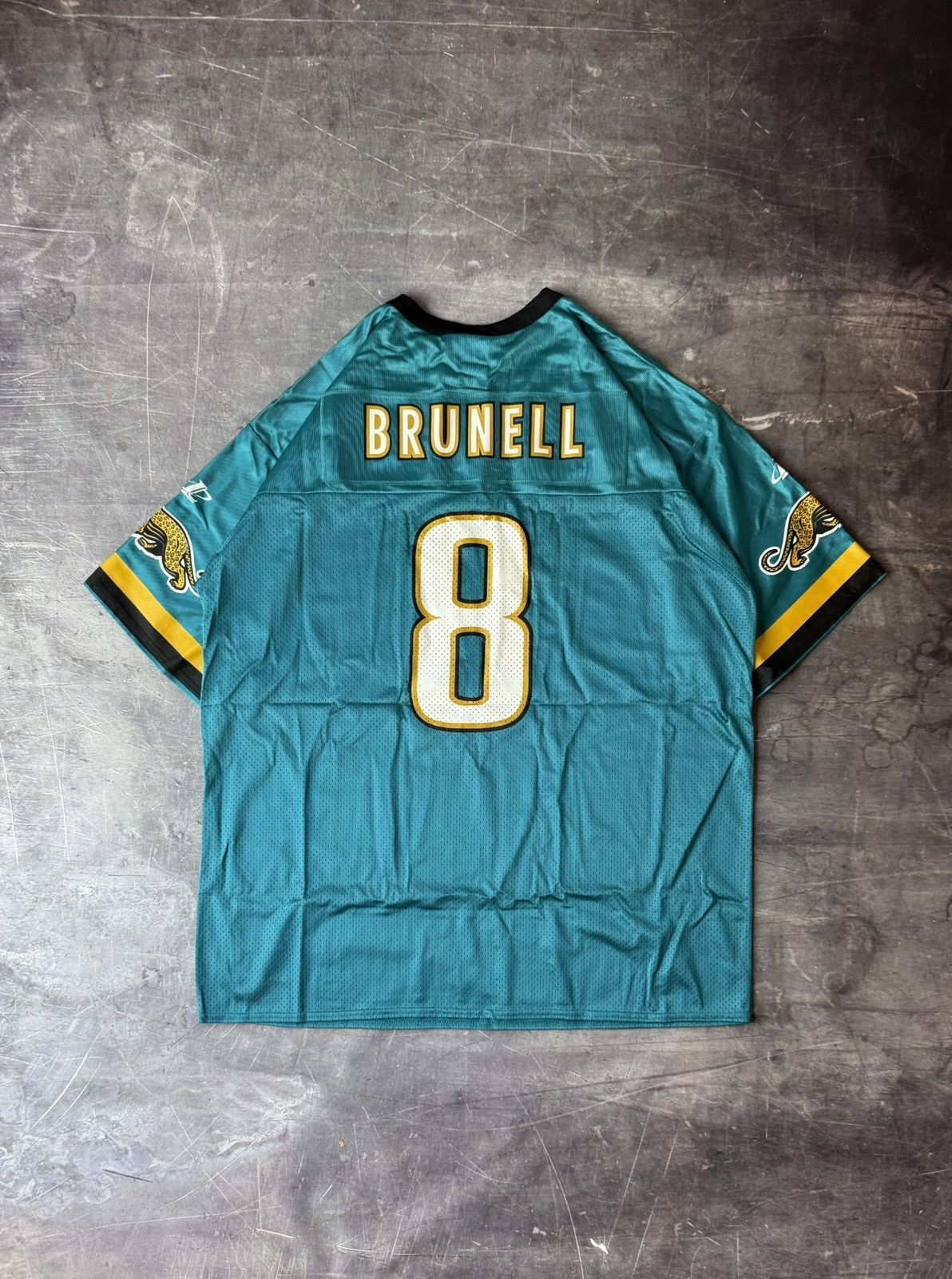 Logo Athletic Vintage 90s Jacksonville Jaguars Mark Brunell NFL Jersey Size US XL / EU 56 / 4 - 1 Thumbnail