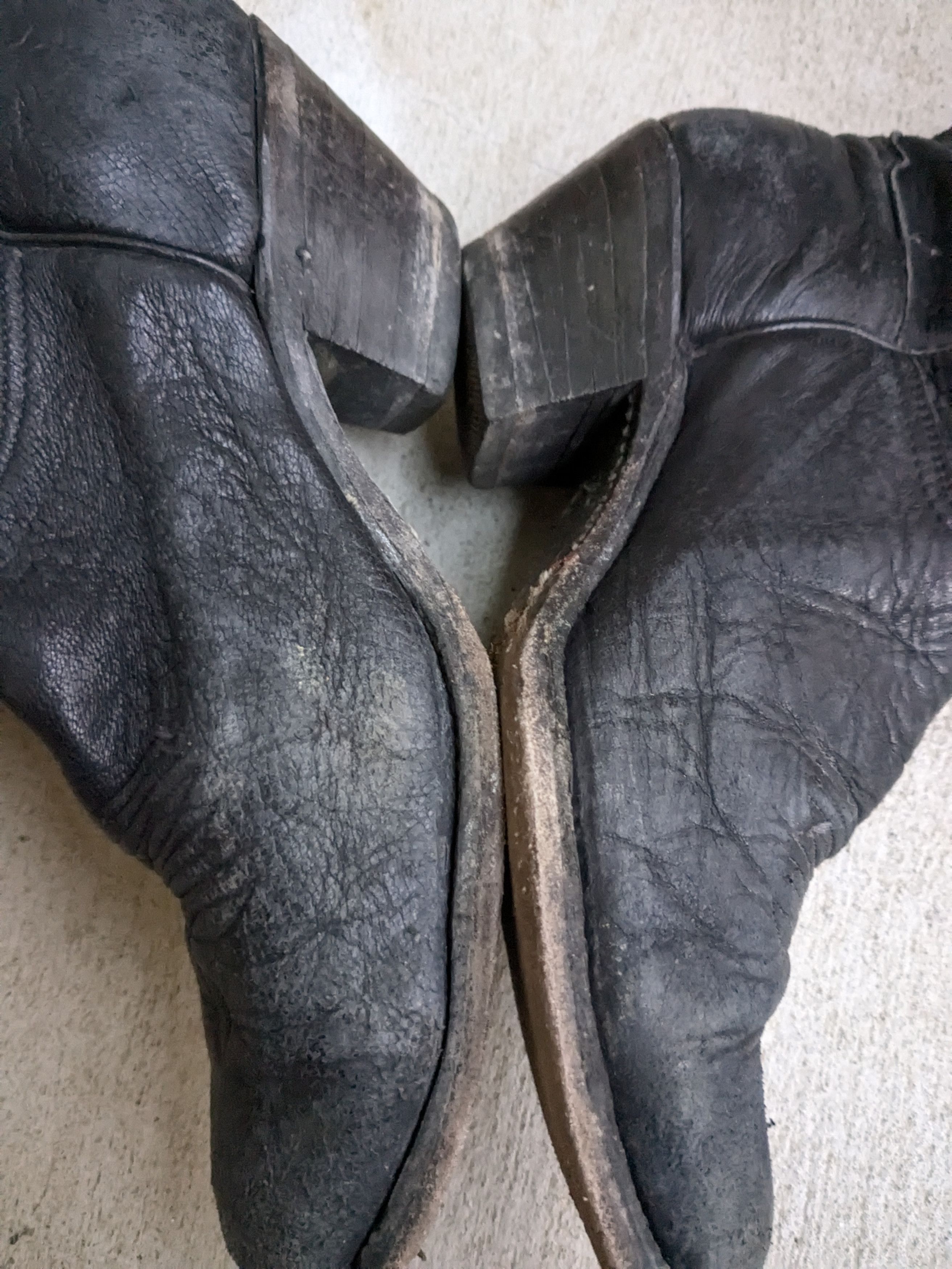 Other Vintage Abilene Cowboy Boots Black 8.5 Leather USA Size US 8.5 / EU 41-42 - 7 Thumbnail