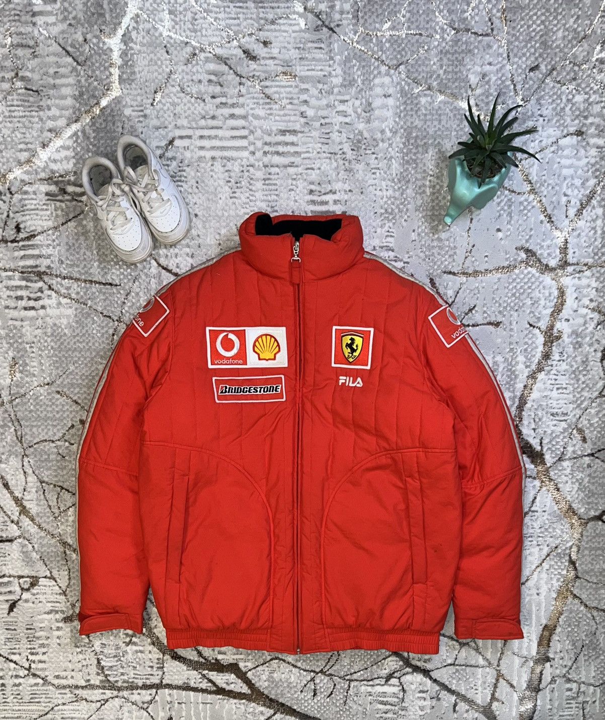 Ferrari × Racing × Vintage FERRARI VINTAGE 🏎️ VARSITY BOMBER RACING ...