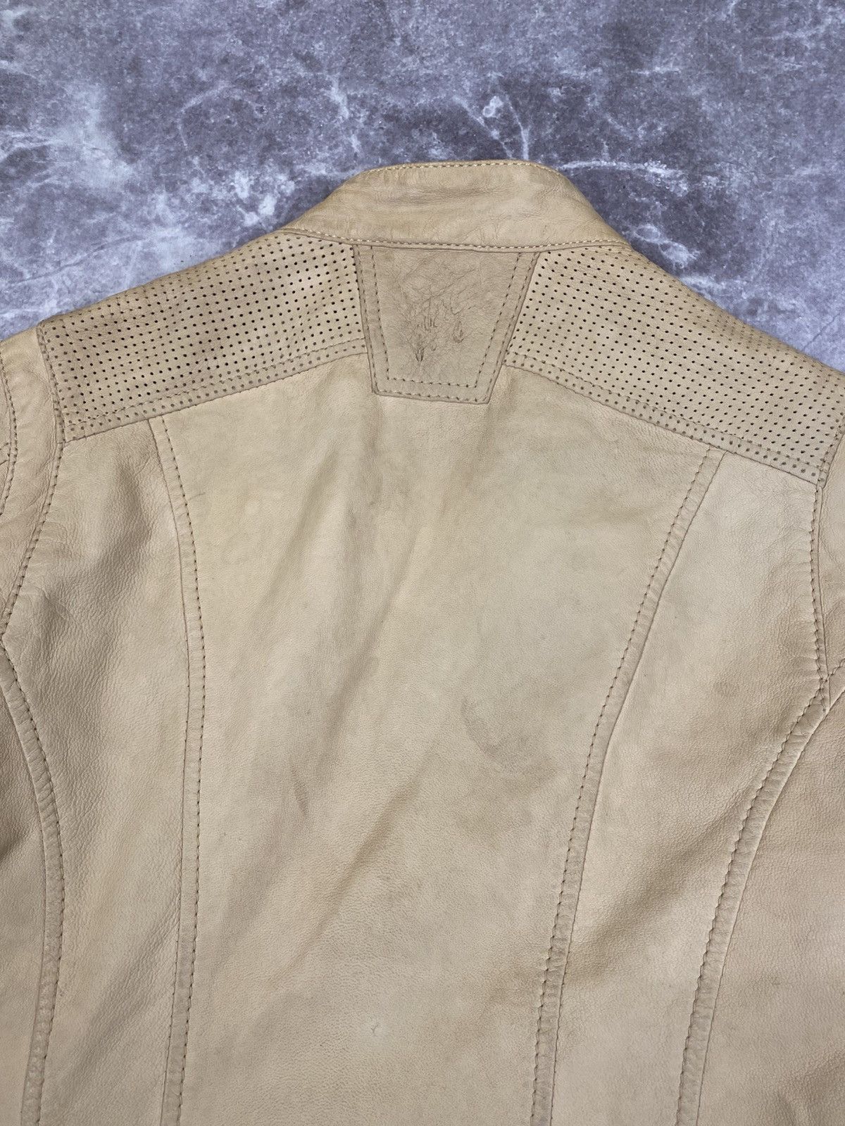 Hysteric Glamour Gipsy Avantgarde Style Washed Faded Y2K Leather Jacket Sz:M Size M / US 6-8 / IT 42-44 - 7 Thumbnail
