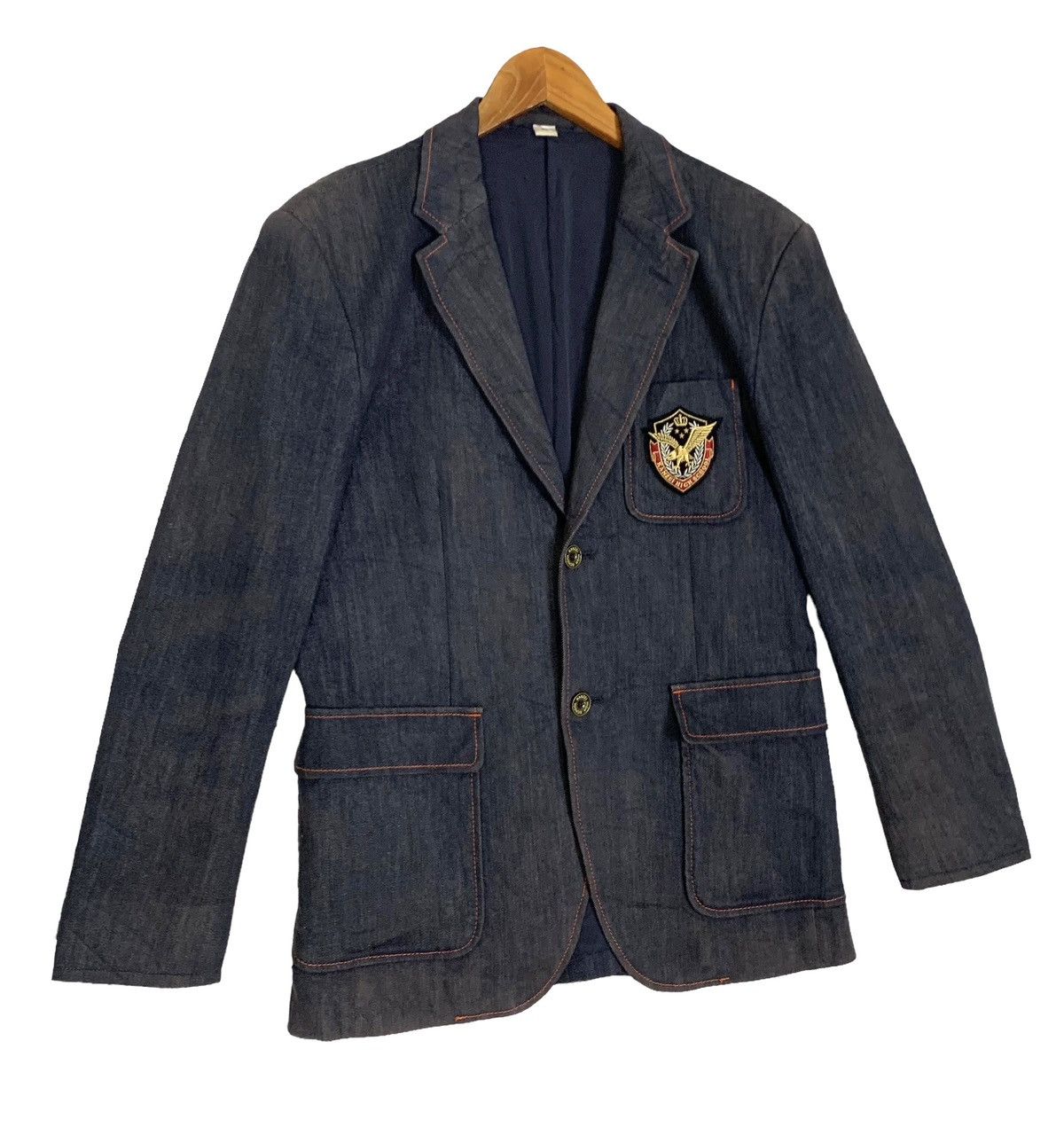 Momotaro Jeans Vintage Momotaro Denim High School Blazer Jacket Size US S / EU 44-46 / 1 - 3 Thumbnail
