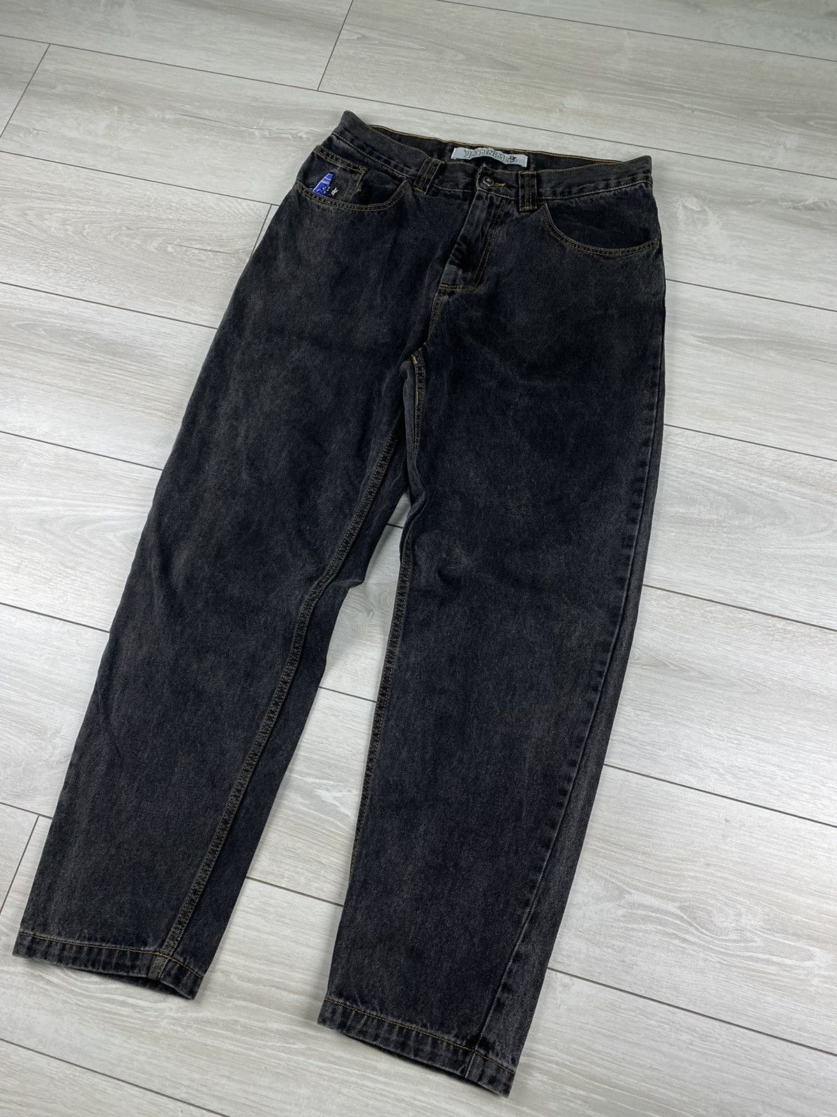 Polar Skate Co. Polar Skate Co '92 Denim Faded Black Gray Denim Jeans Skater Size US 30 / EU 46 - 3 Thumbnail